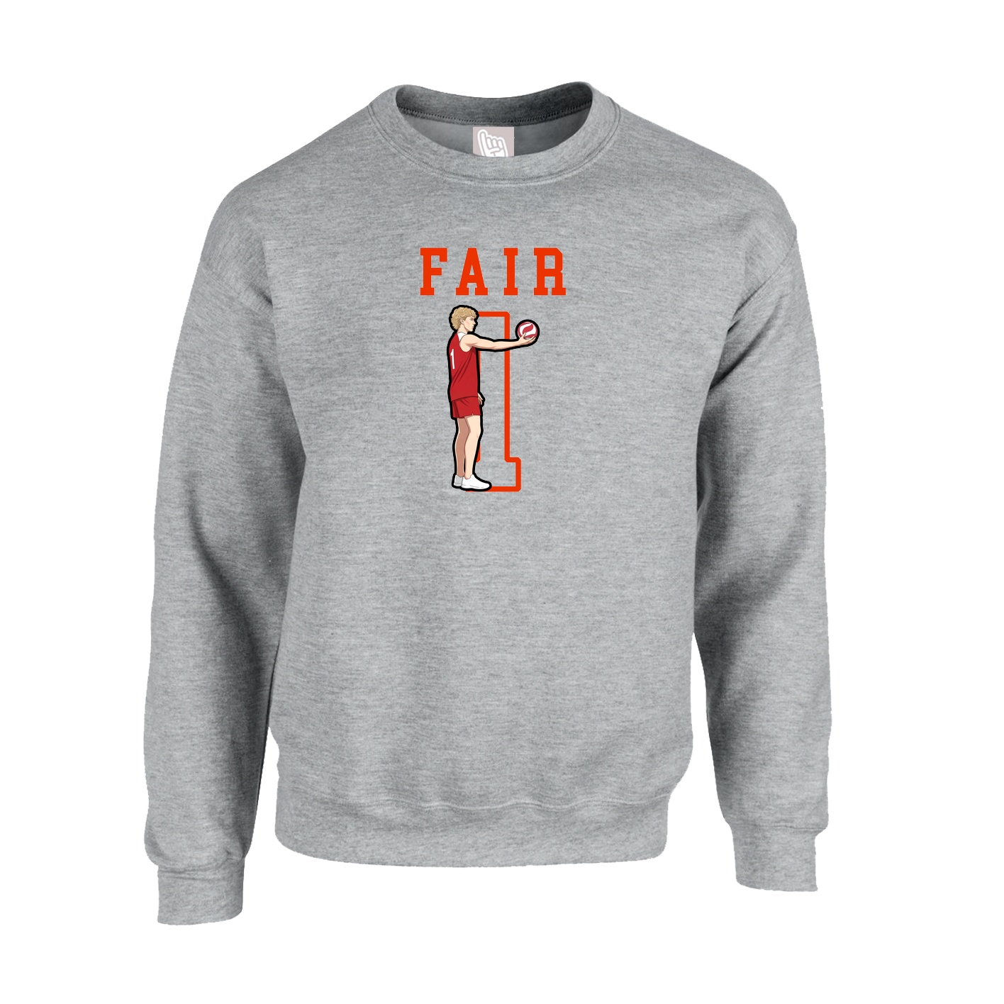 Fleece Crew — Shirsey in Grey