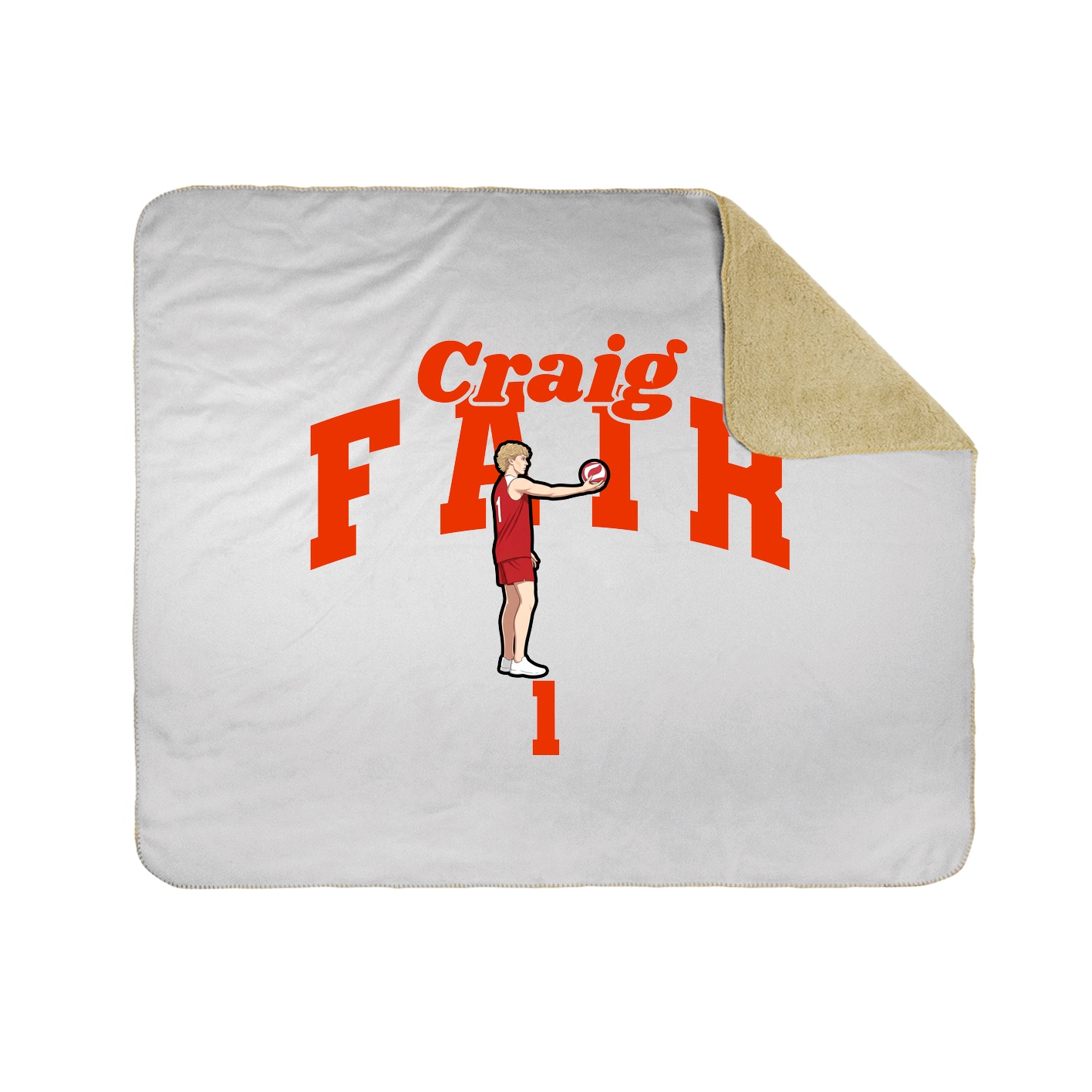 Throw Blanket — Signature Arch in White