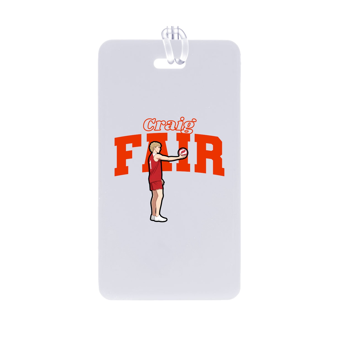 Bag Tag — Name Arch in Classic