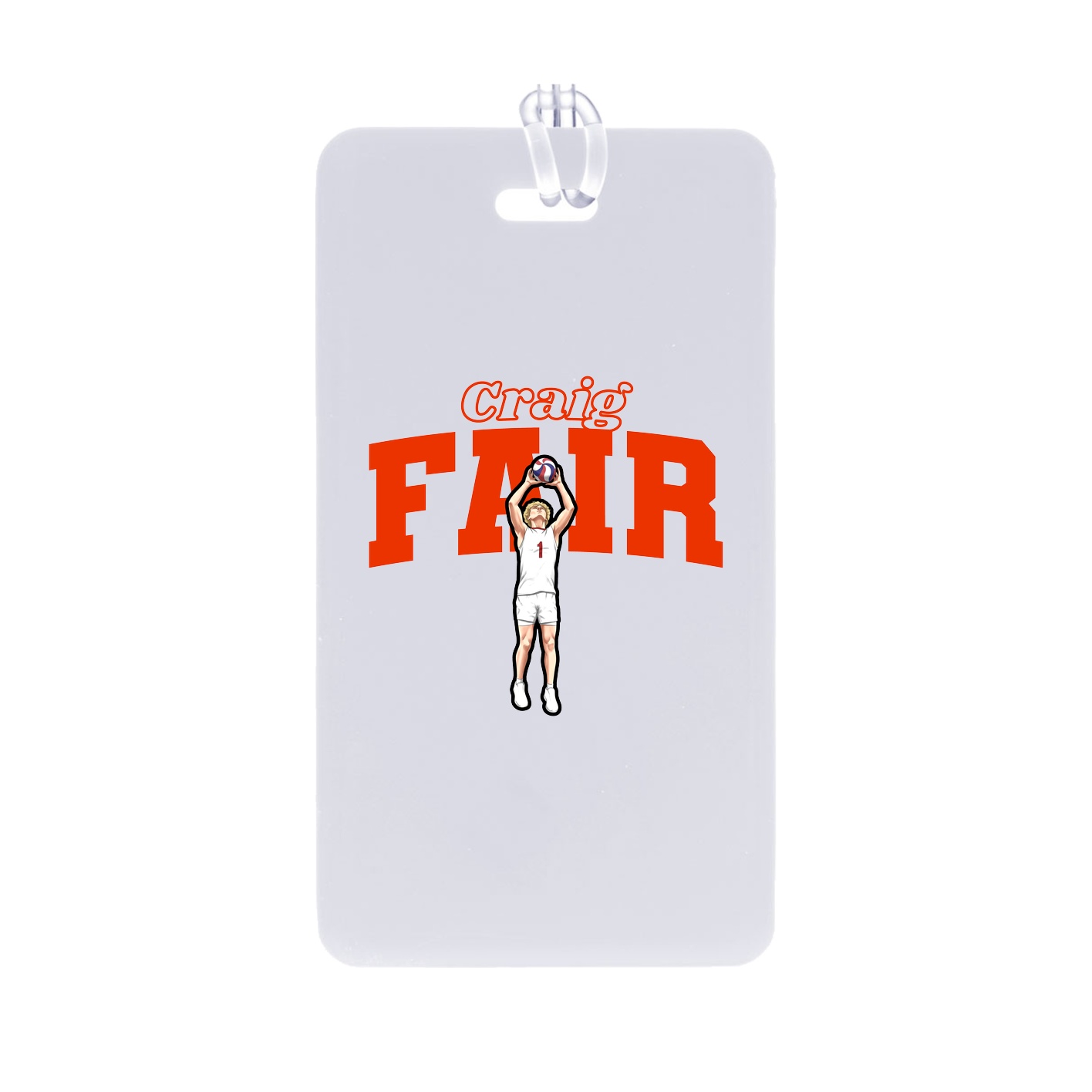Bag Tag — Name Arch in Classic