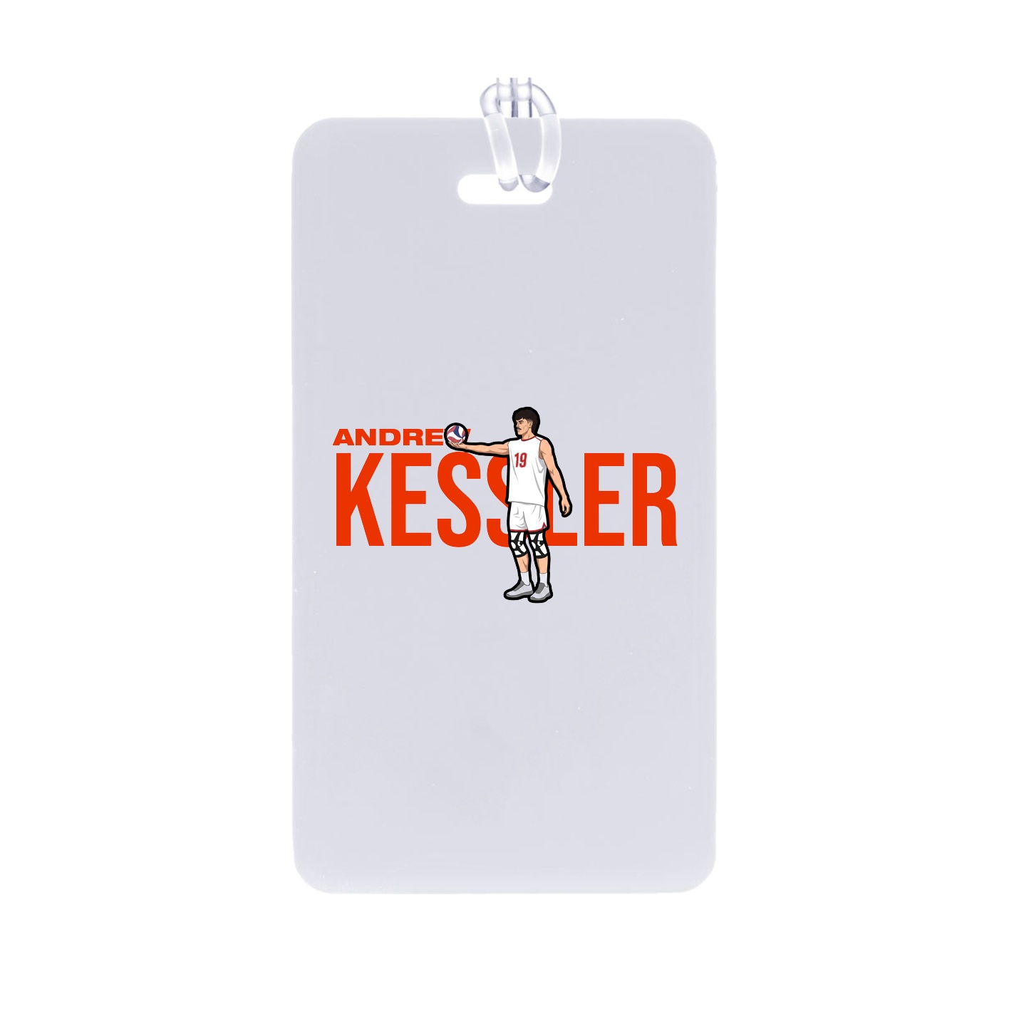 Bag Tag — Player Name in Classic