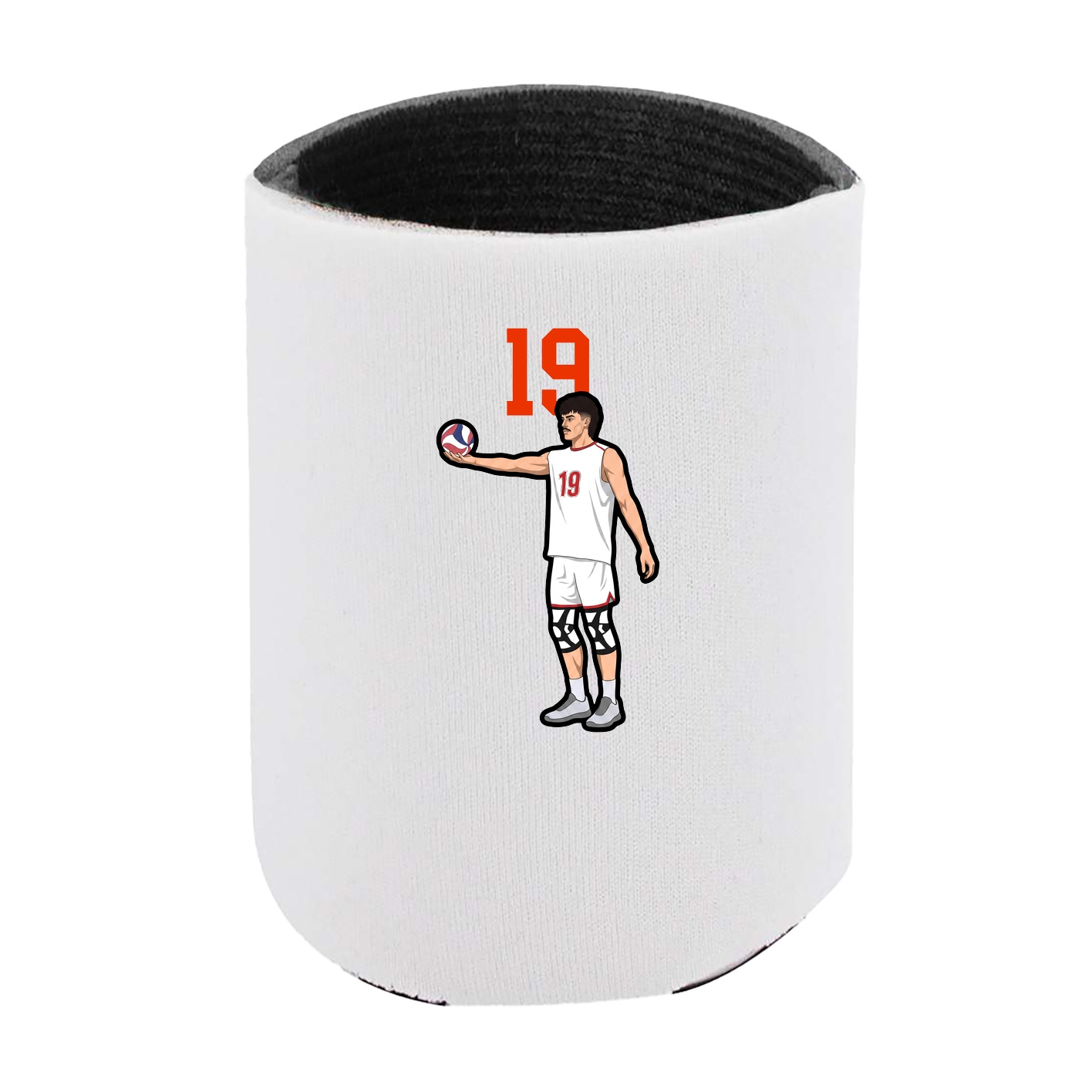 Can Holder — Number Top in White