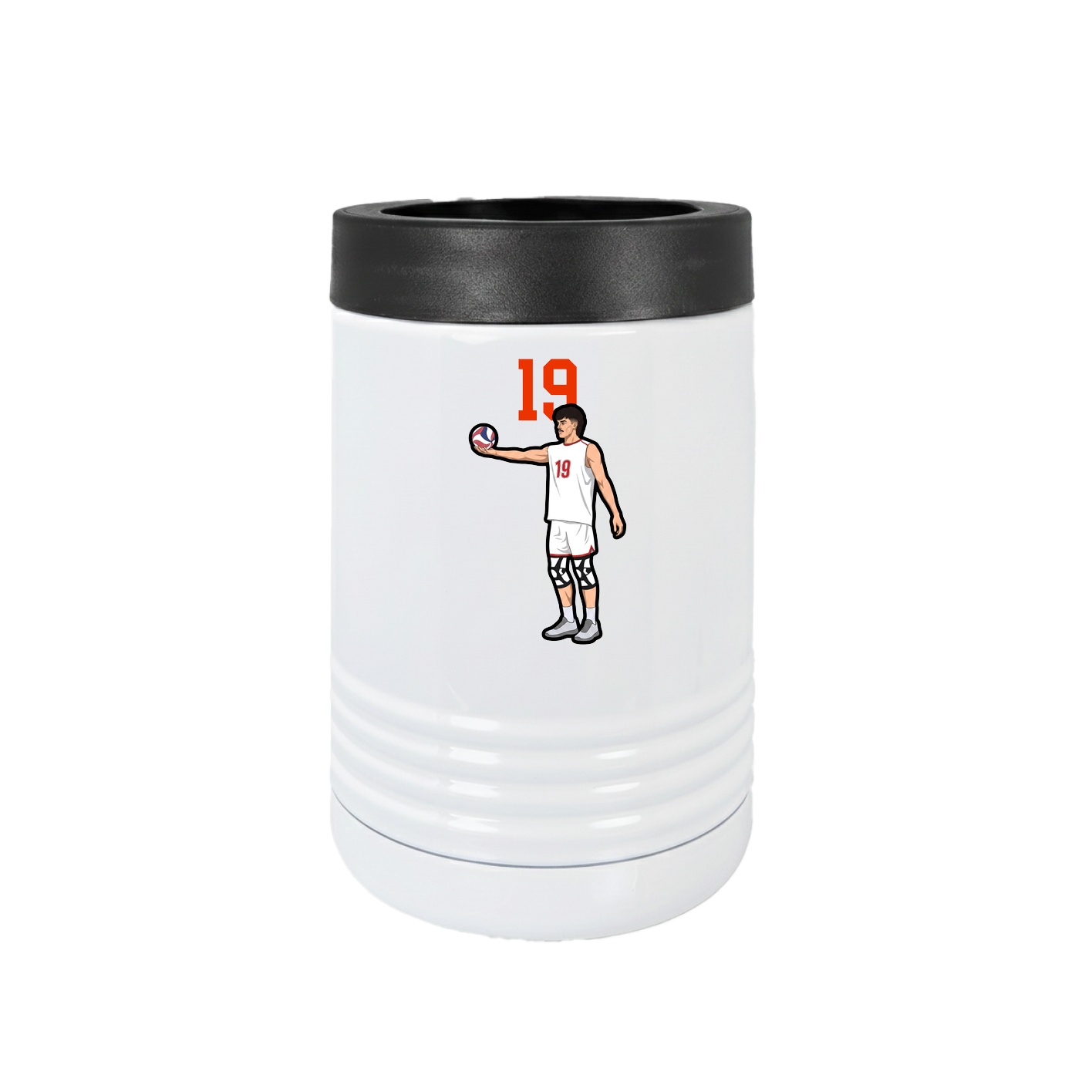 Beverage Holder — Number Top in White