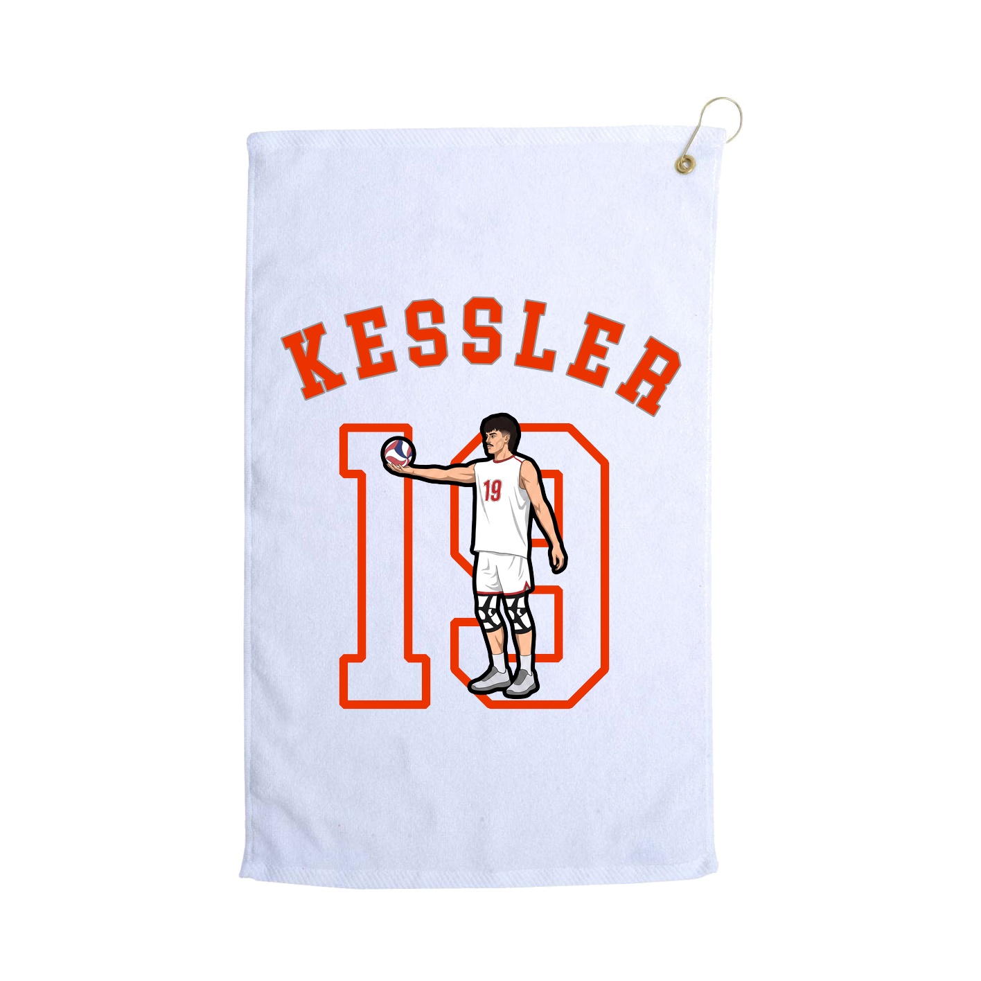 Golf Towel — Shirsey Arch in White