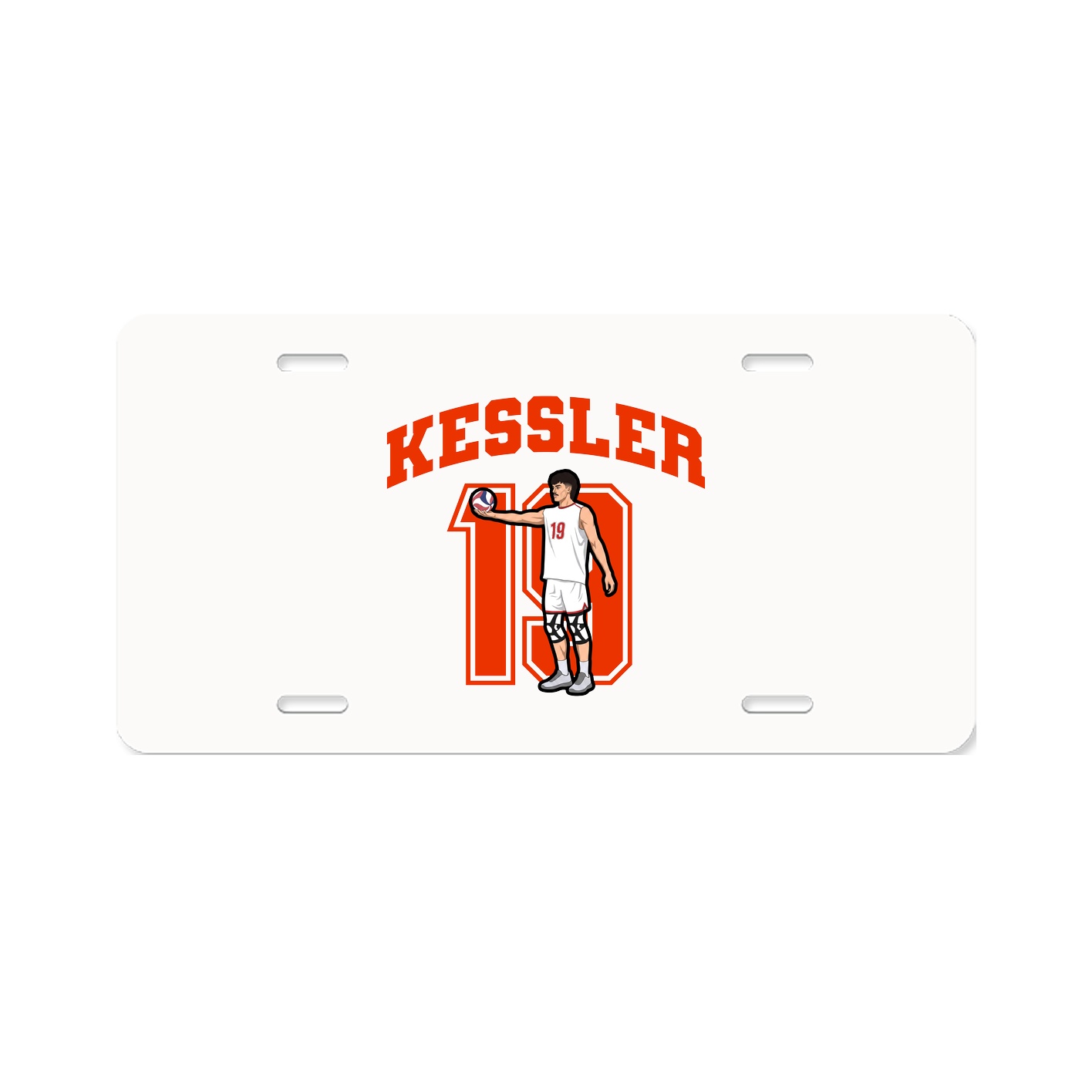License Plate — Number in Classic