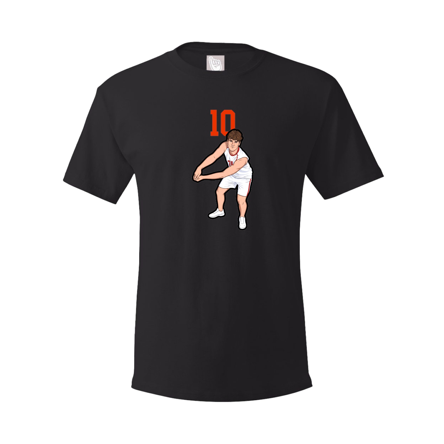 Tee — Number Top in Black