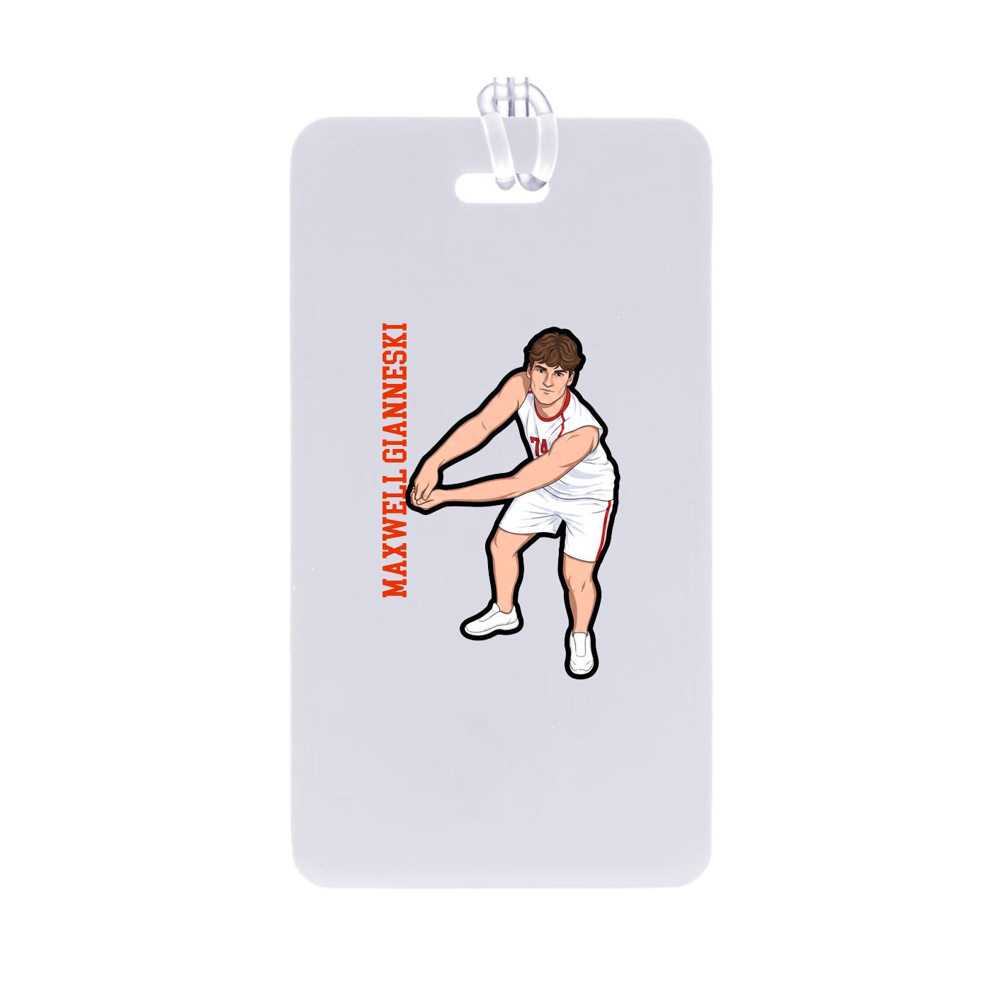 Bag Tag — Name Vertical in Classic