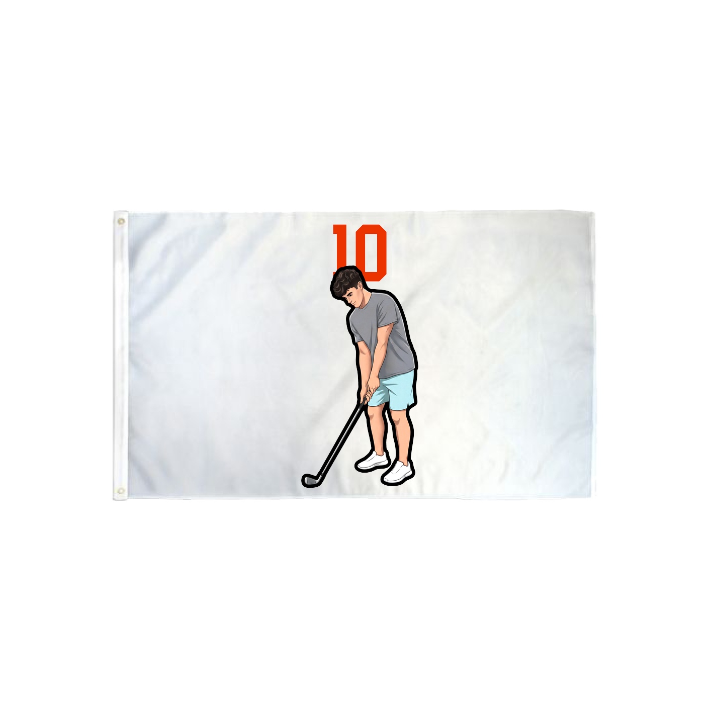 3x5 Flag — Number Top in Classic
