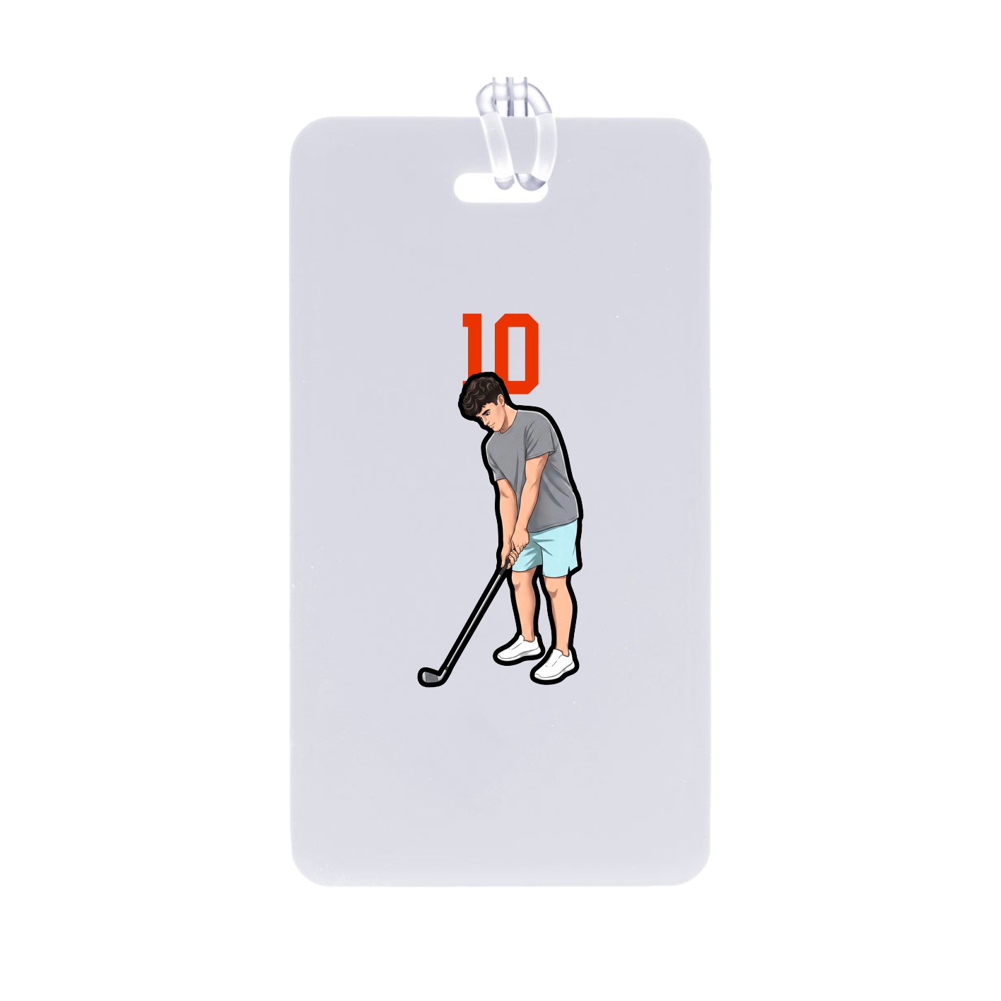 Bag Tag — Number Top in Classic