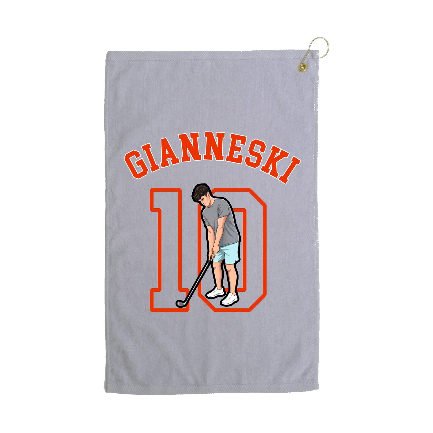 Golf Towel — Shirsey Arch in Grey