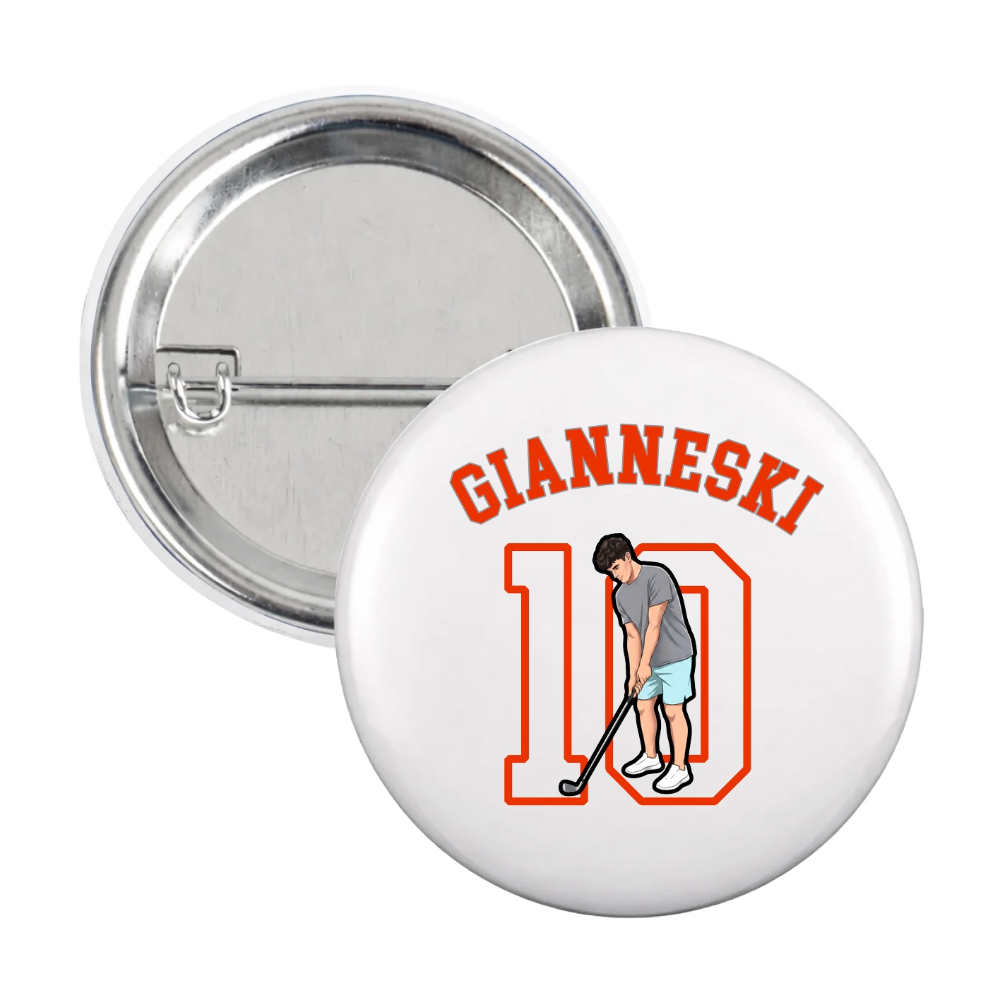 Game Day Button — Shirsey Arch in White
