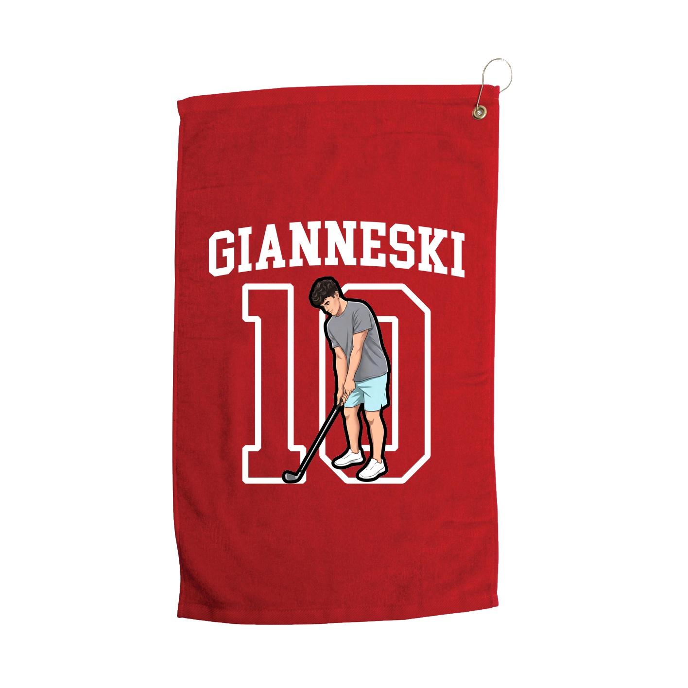 Golf Towel — Shirsey in Red