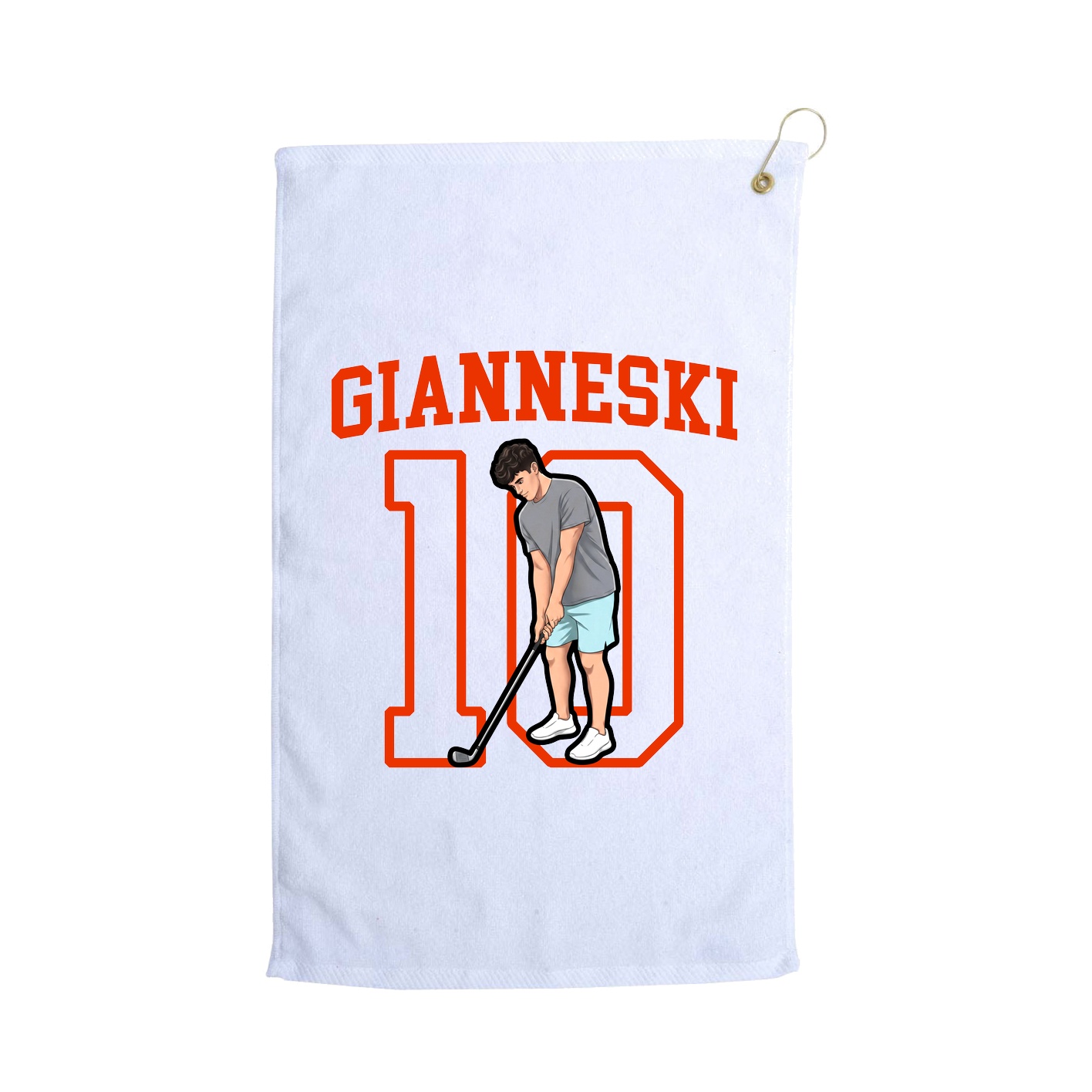 Golf Towel — Shirsey in White