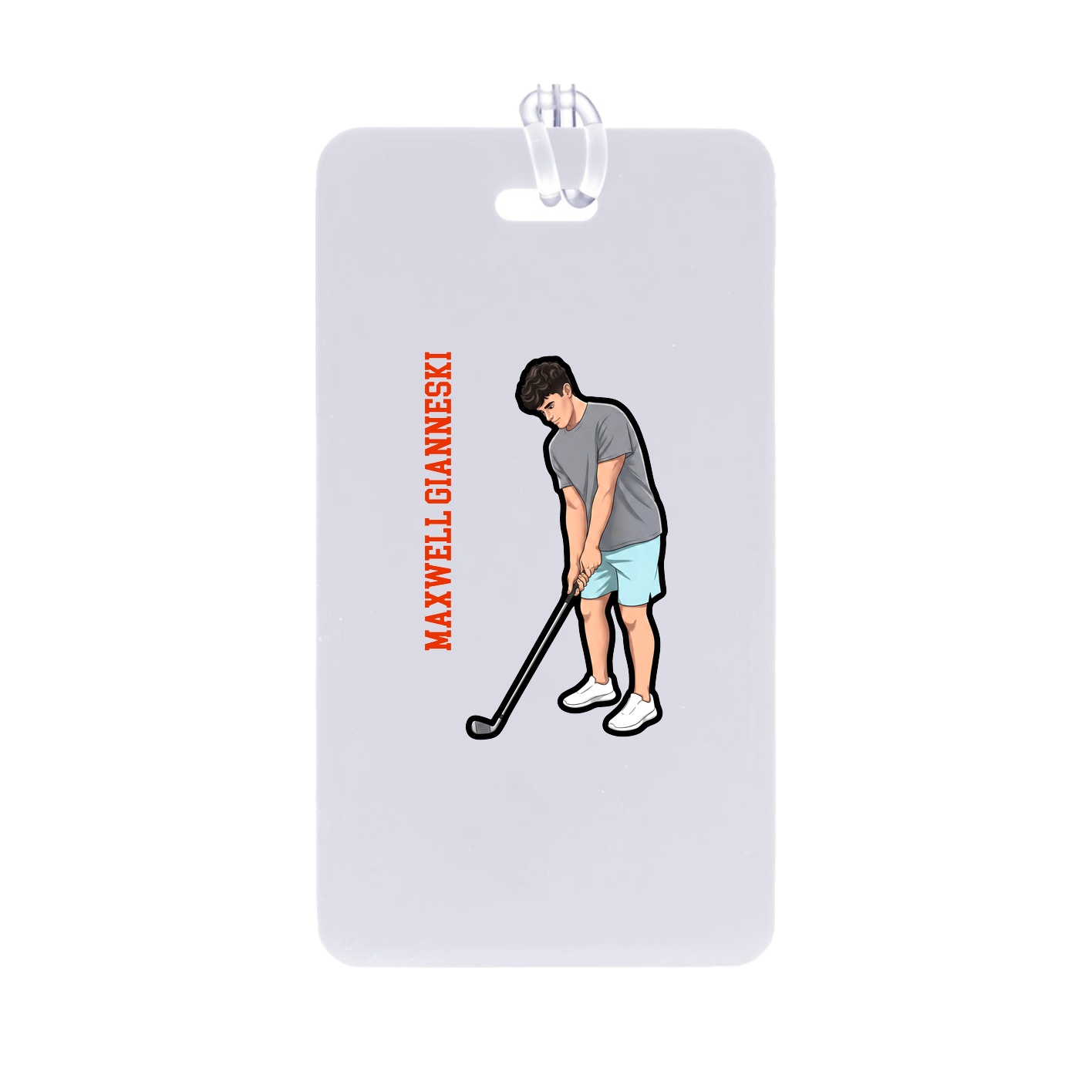 Bag Tag — Name Vertical in Classic