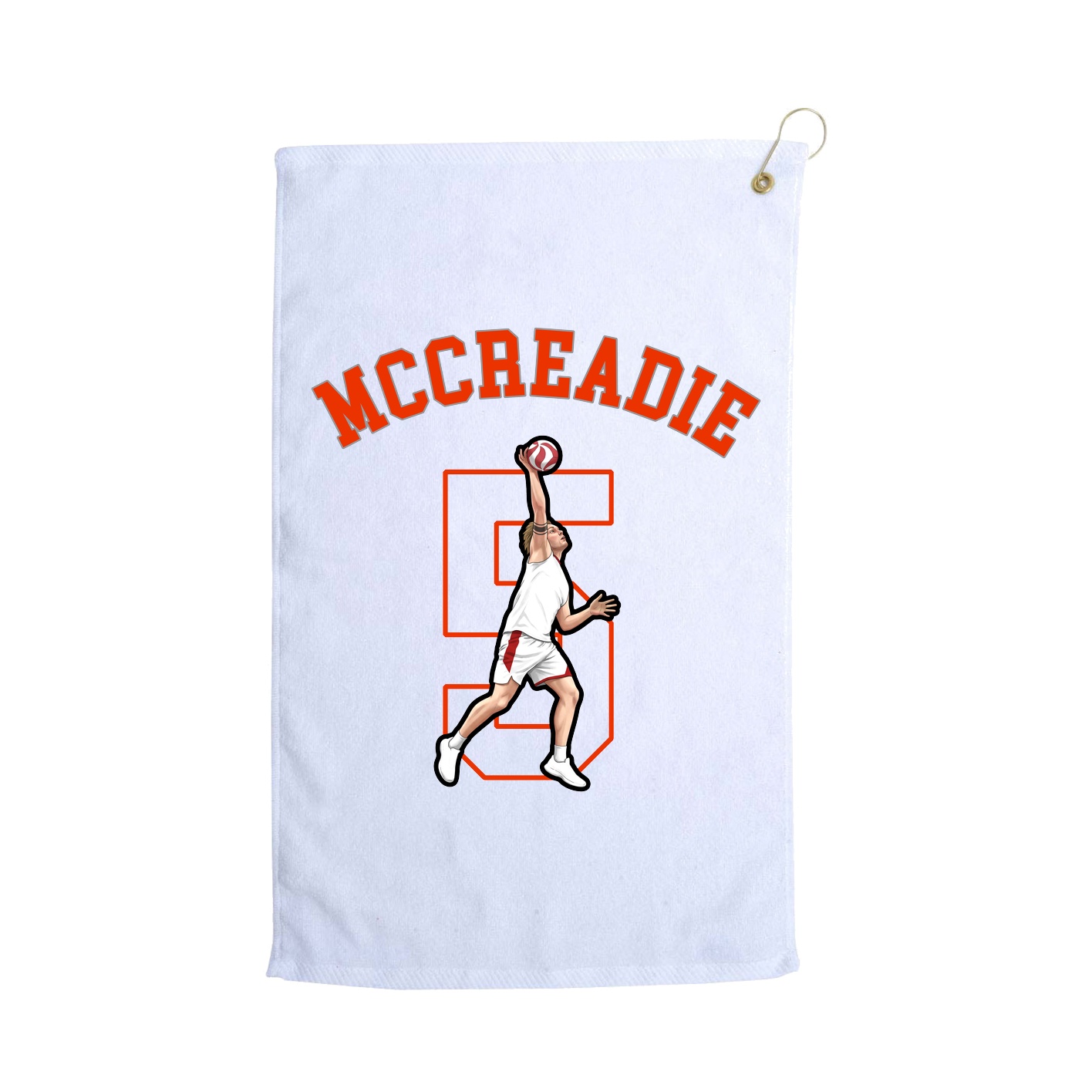 Golf Towel — Shirsey Arch in White