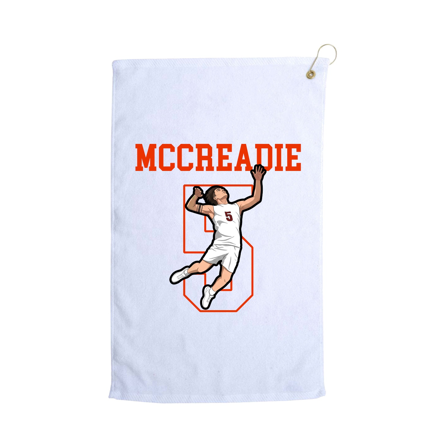 Golf Towel — Shirsey in White