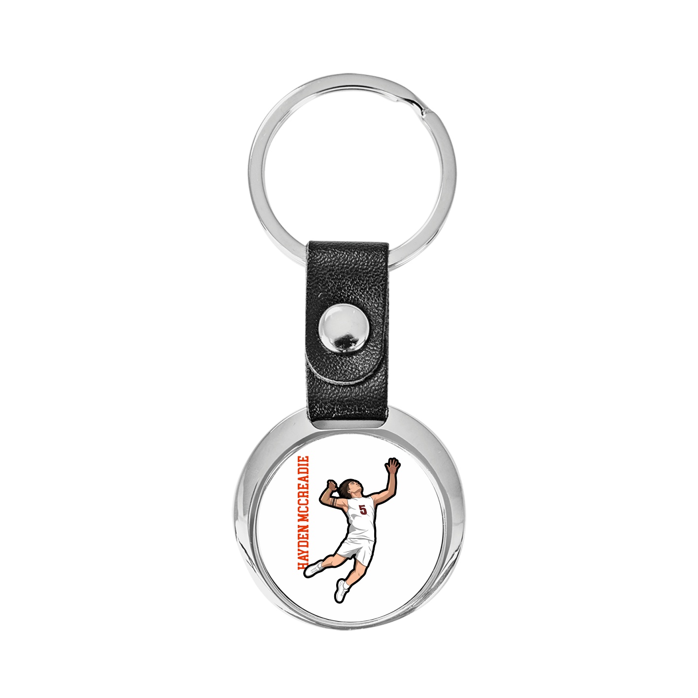 Key Chain — Name Vertical in Classic