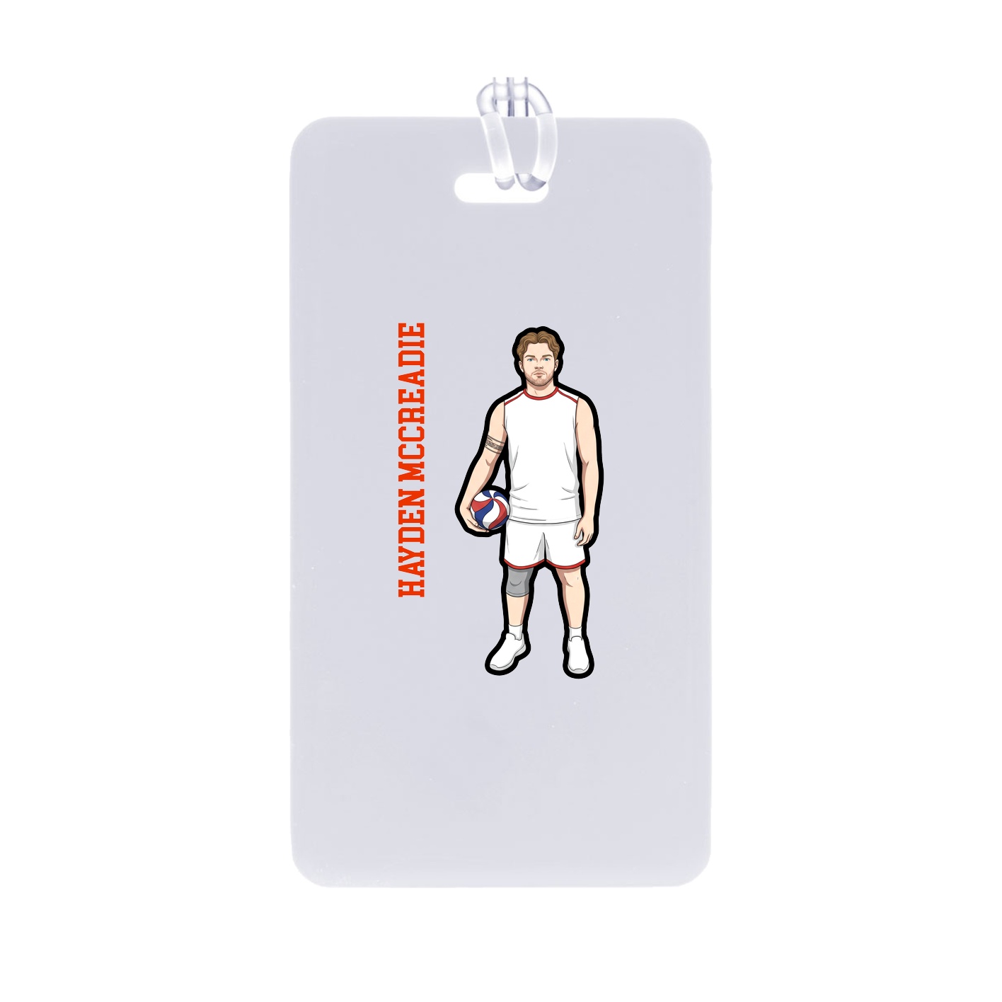Bag Tag — Name Vertical in Classic