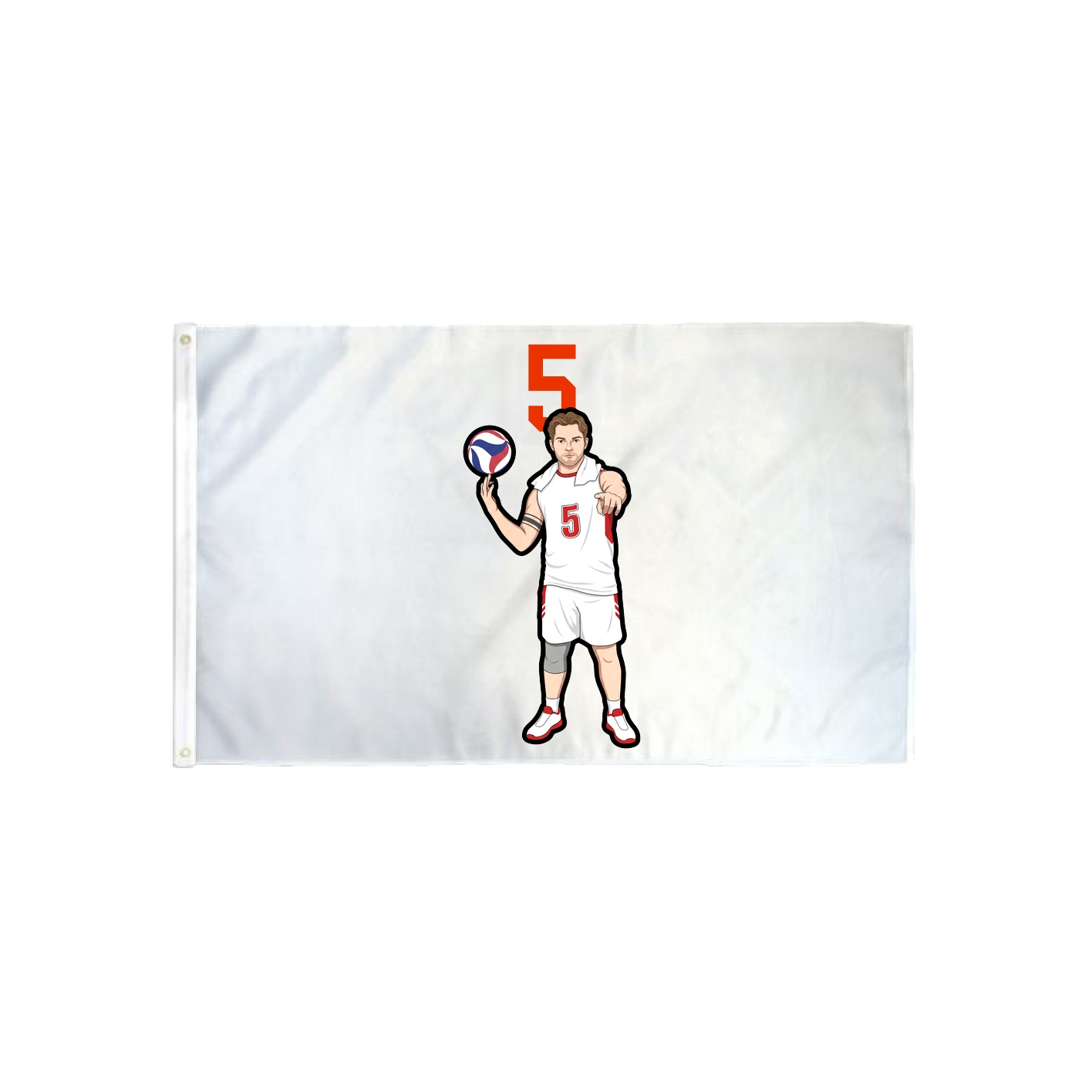 3x5 Flag — Number Top in Classic