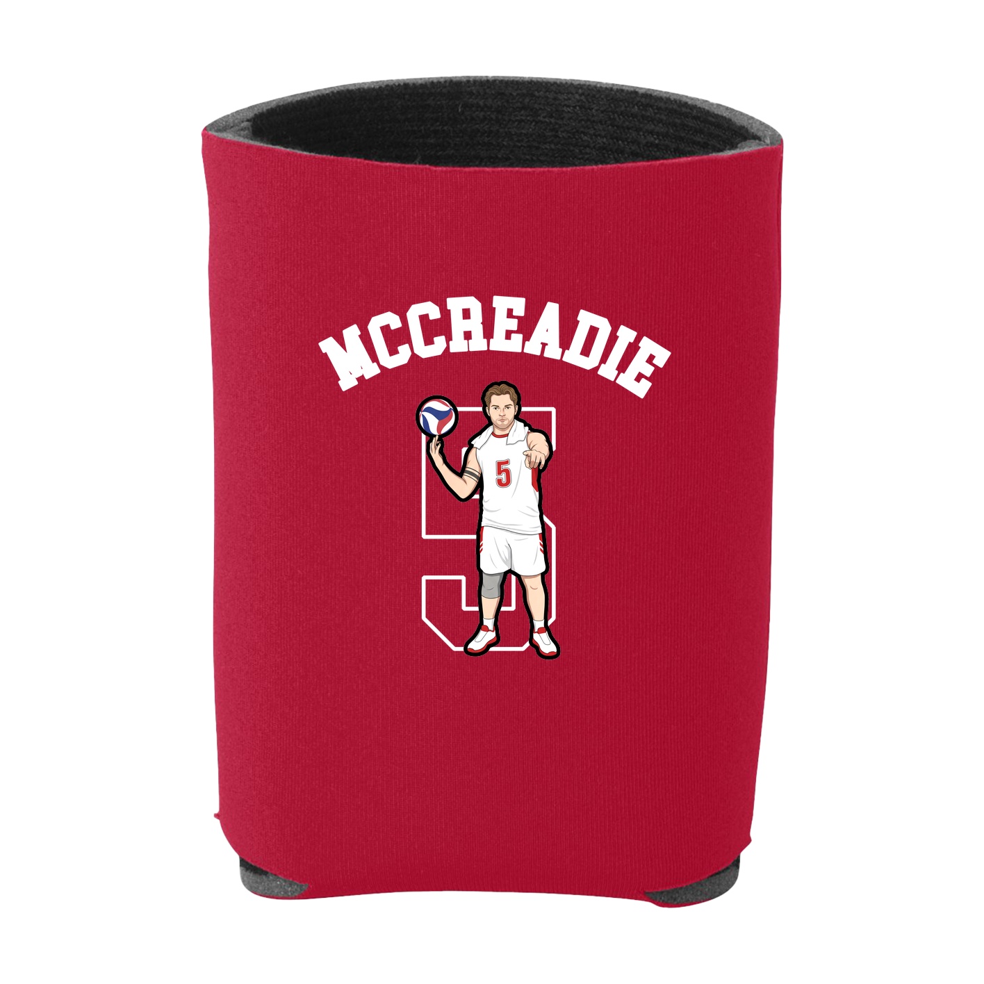 Can Holder — Shirsey Arch in Red