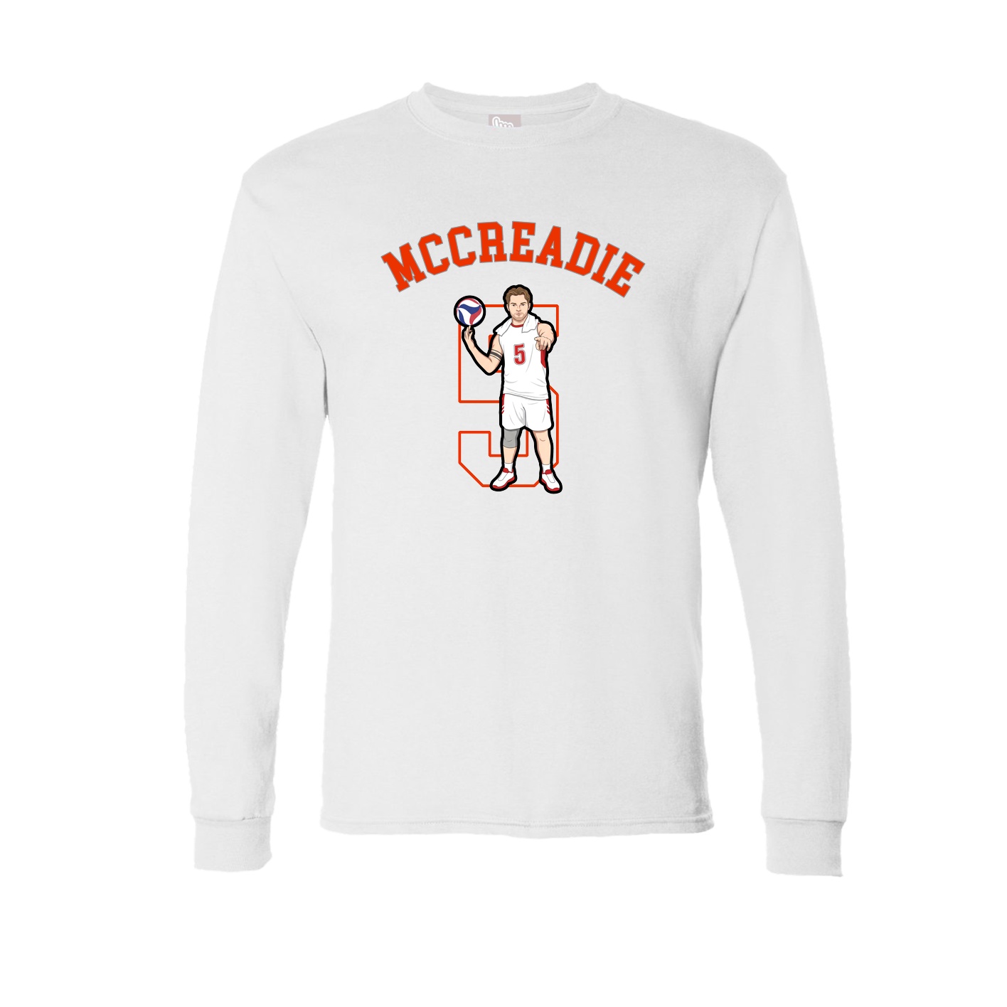 Long Sleeve Tee — Shirsey Arch in White