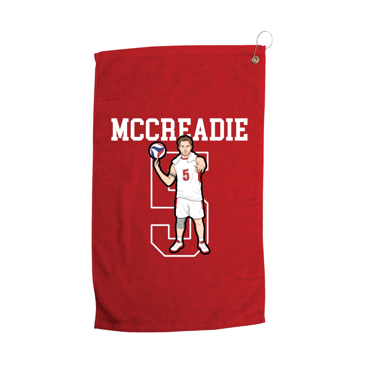 Golf Towel — Shirsey in Red