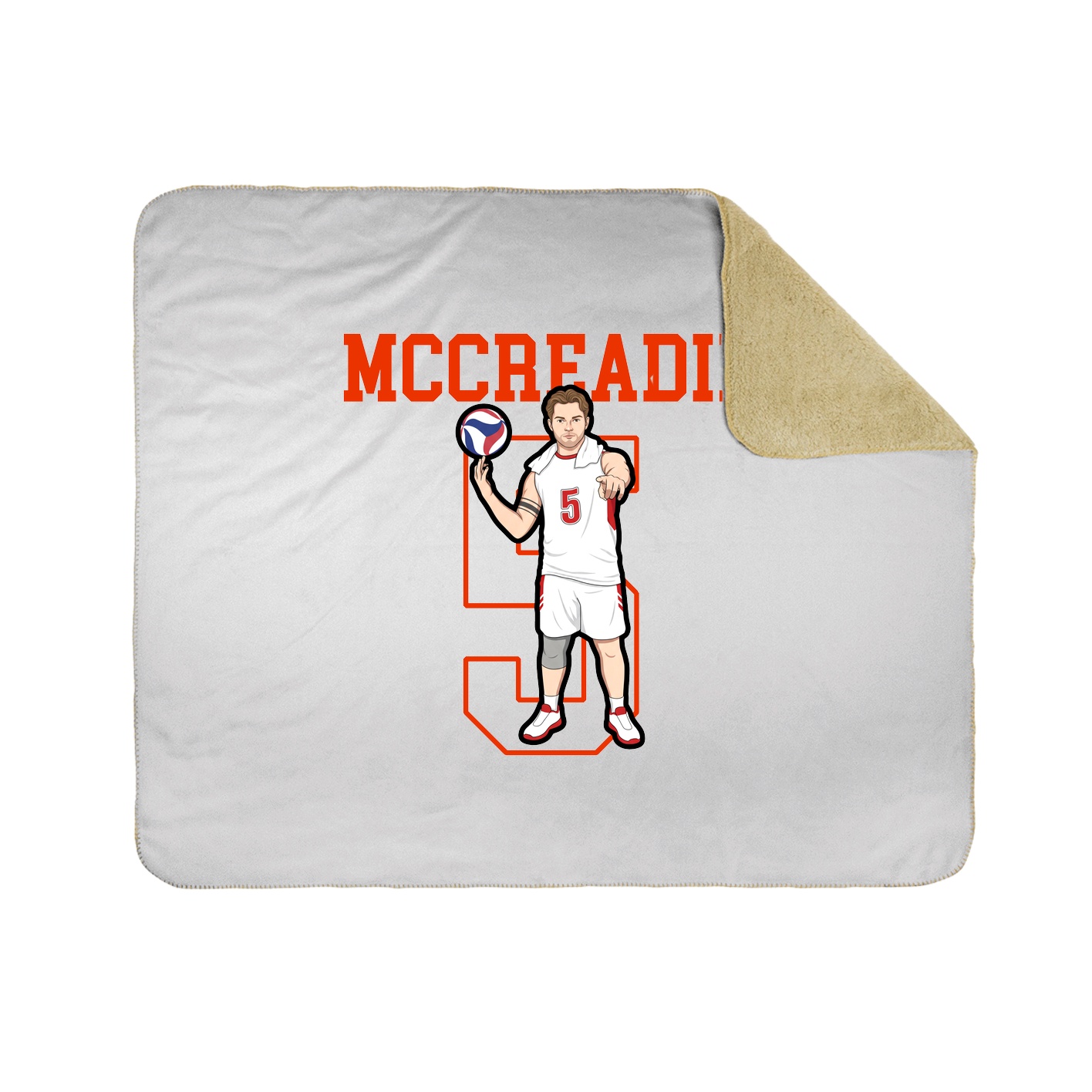 Throw Blanket — Shirsey in White