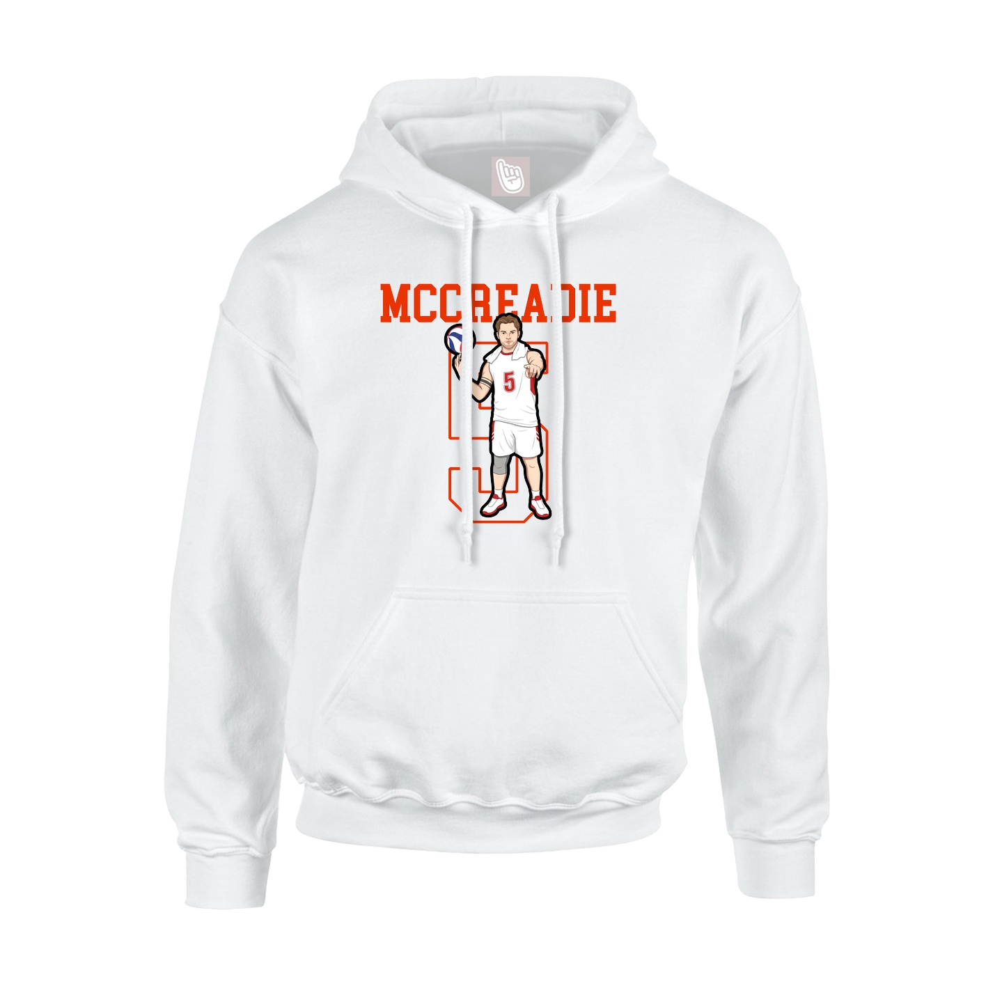 Hoodie — Shirsey in White