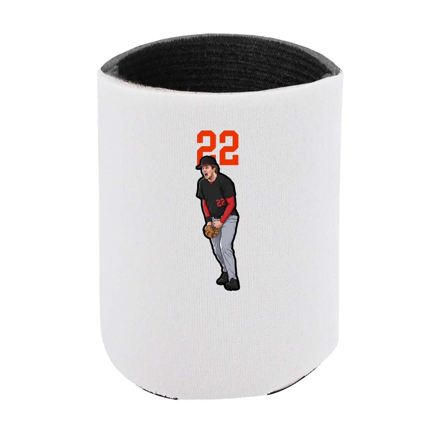 Can Holder — Number Top in White