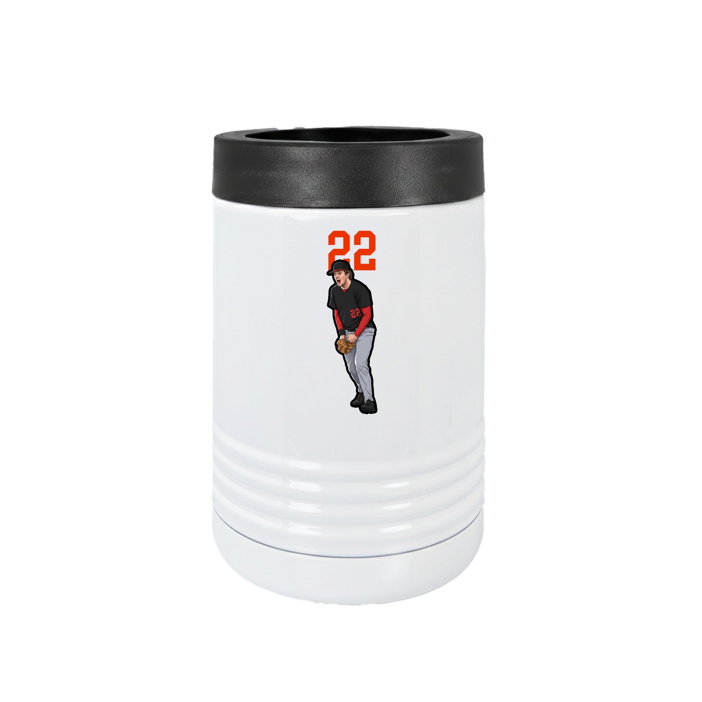 Beverage Holder — Number Top in White
