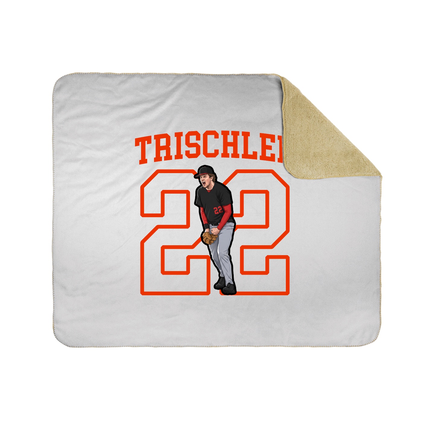 Throw Blanket — Shirsey in White