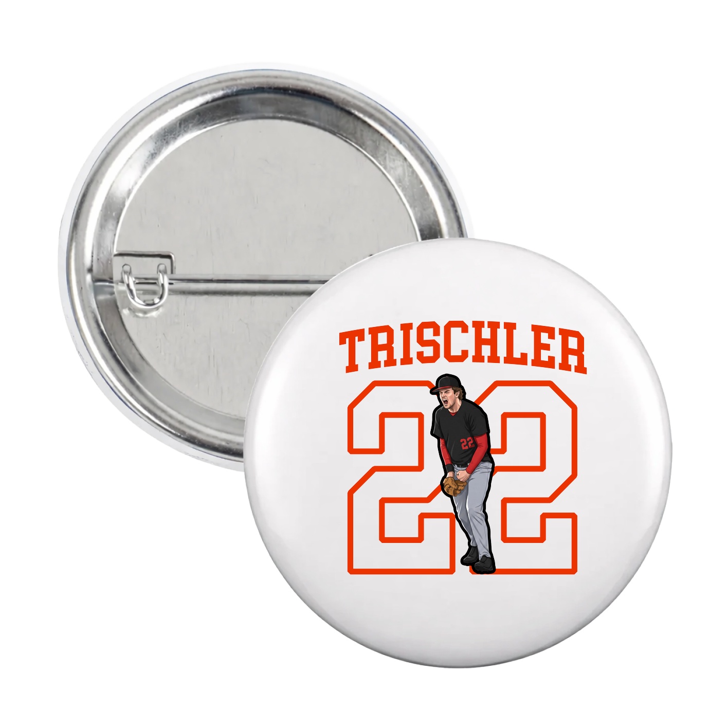 Game Day Button — Shirsey in White