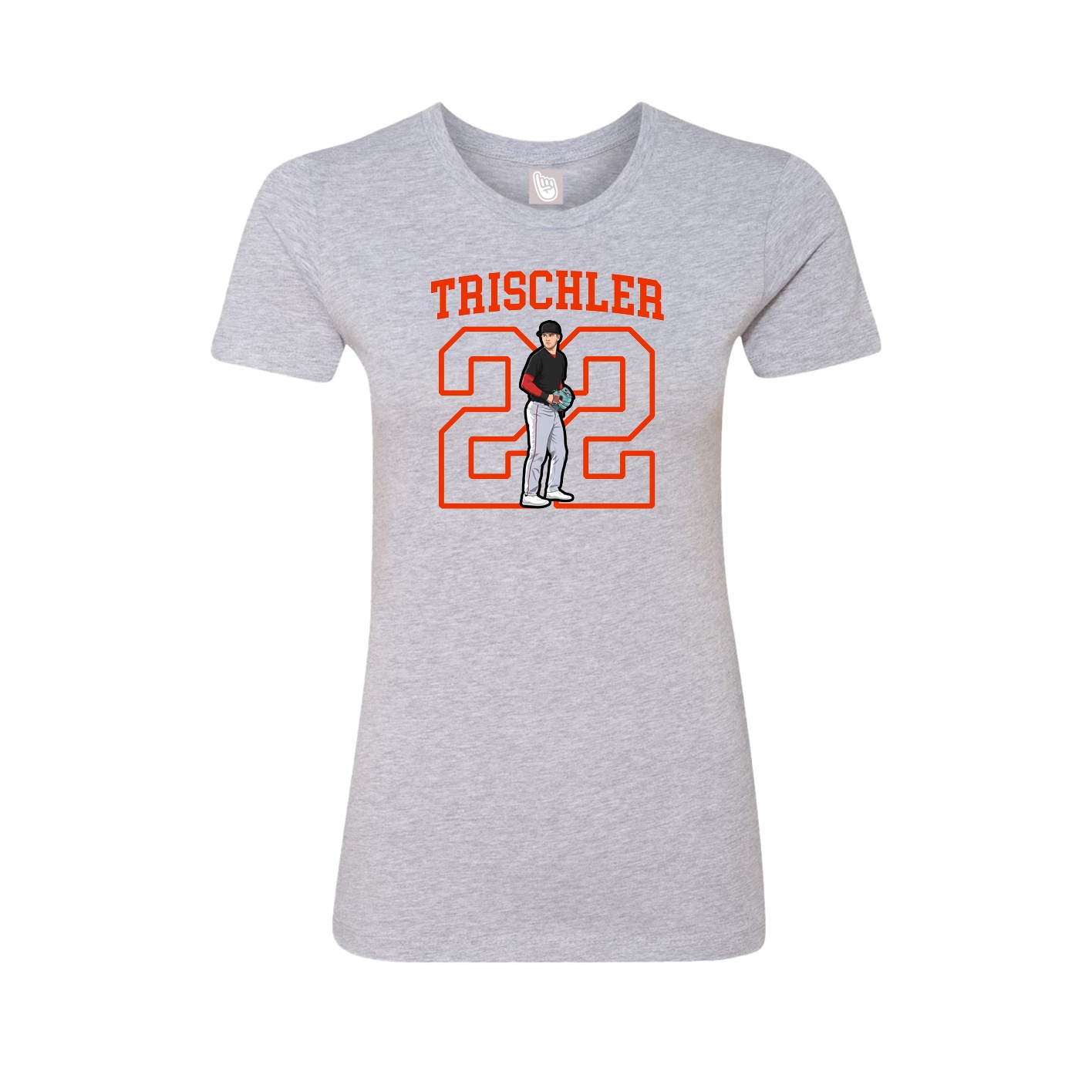 Fitted Women's Tee — Shirsey in Grey