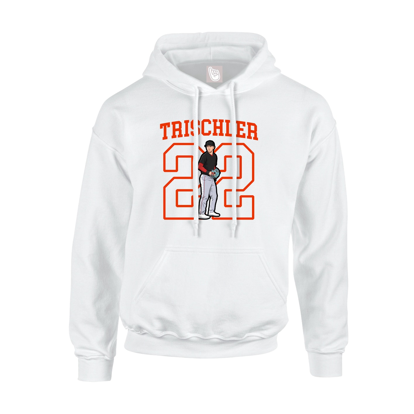 Hoodie — Shirsey in White