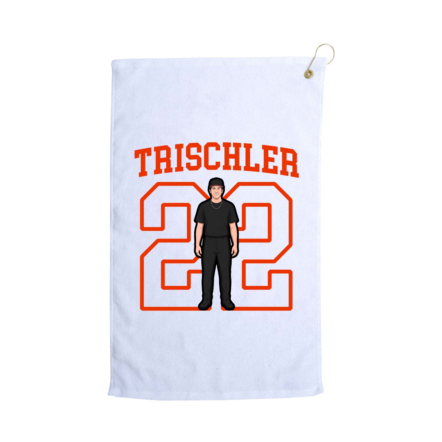 Golf Towel — Shirsey in White