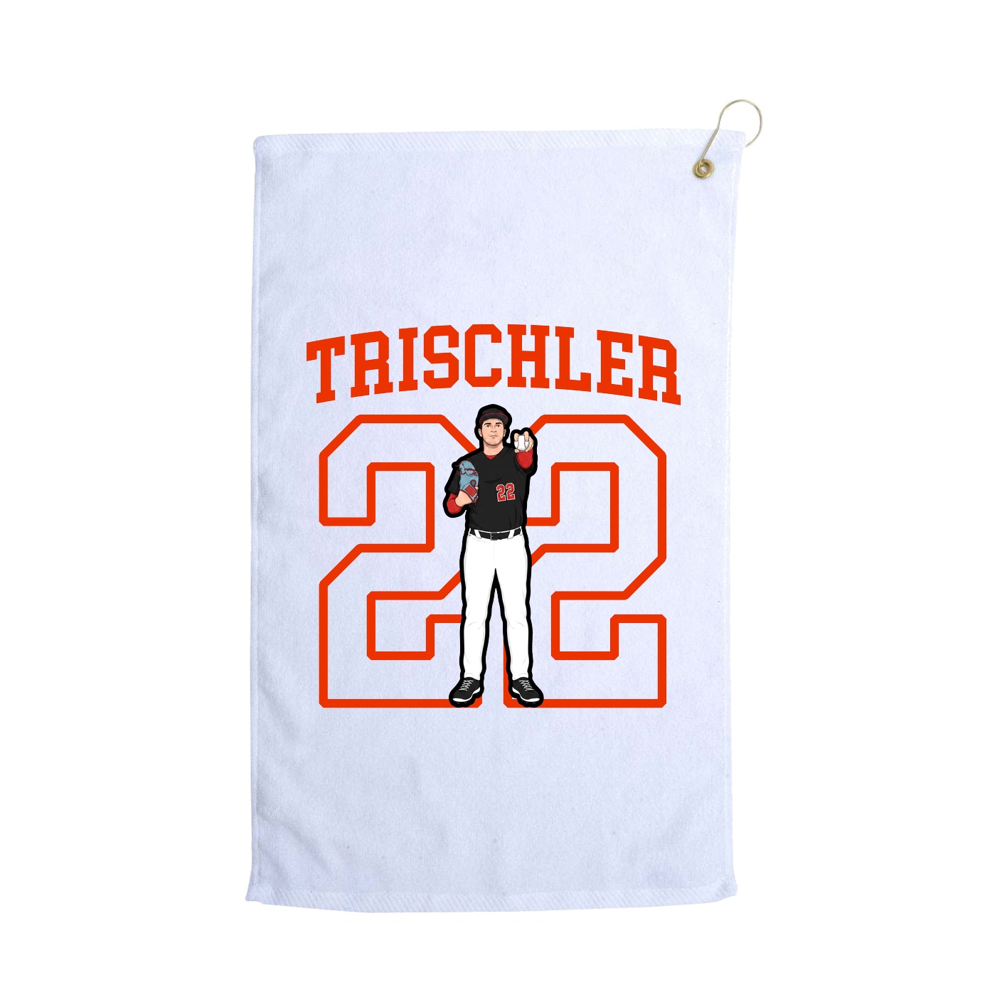 Golf Towel — Shirsey in White