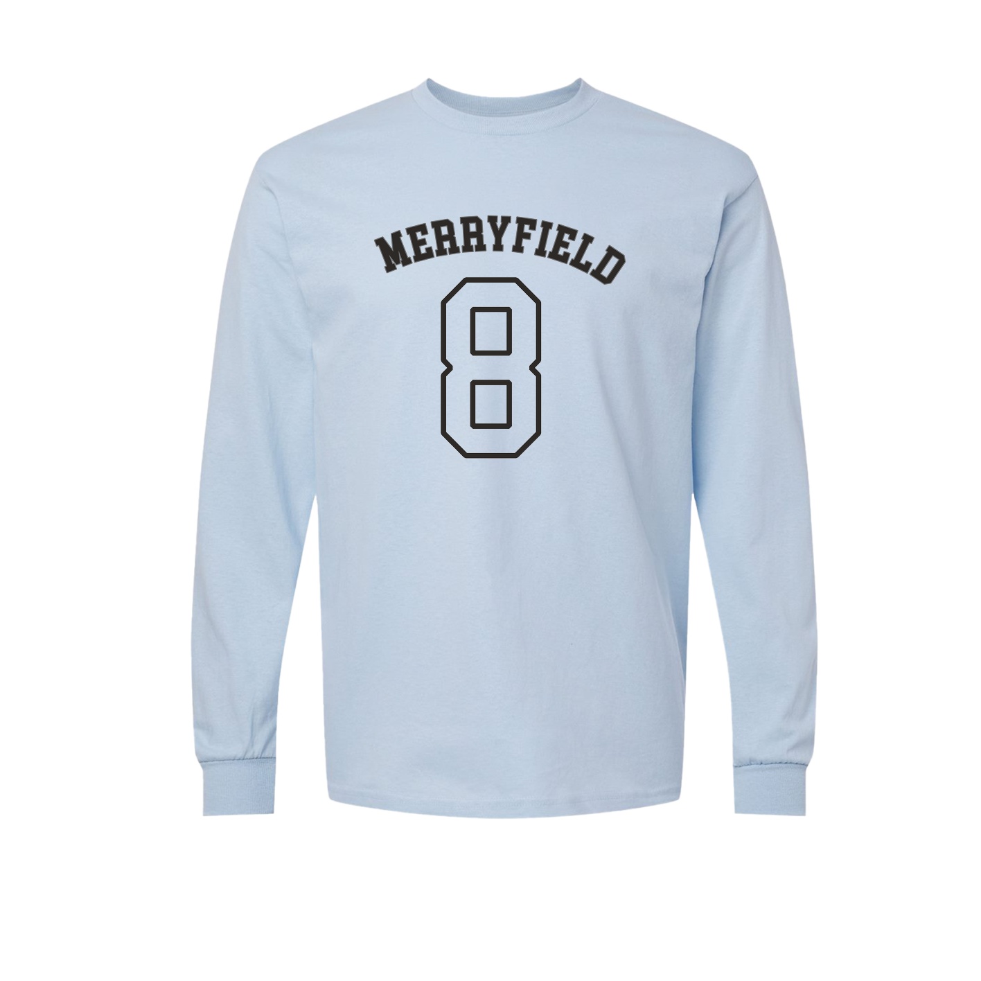 Long Sleeve Tee — Shirsey Arch in Light Blue