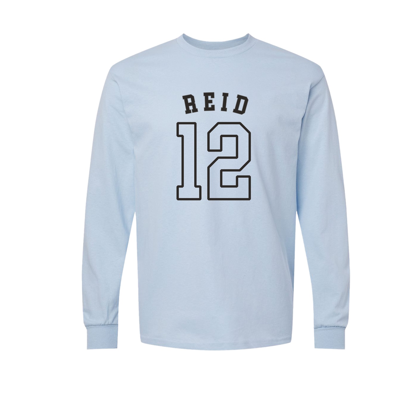 Long Sleeve Tee — Shirsey Arch in Light Blue