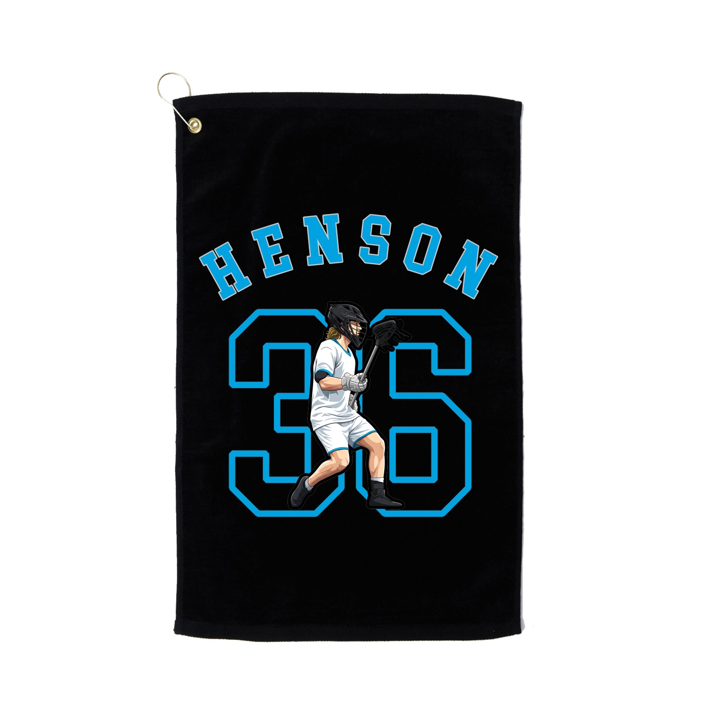 Golf Towel — Shirsey Arch in Black
