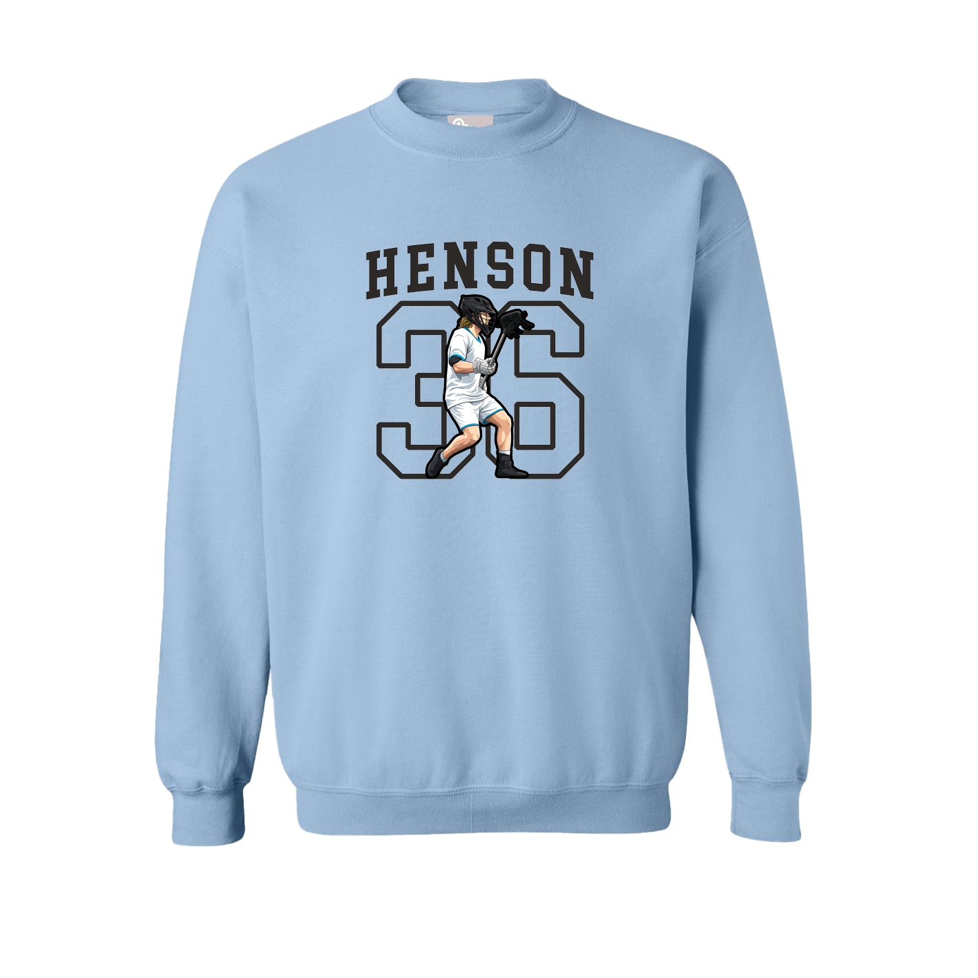 Fleece Crew — Shirsey in Light Blue