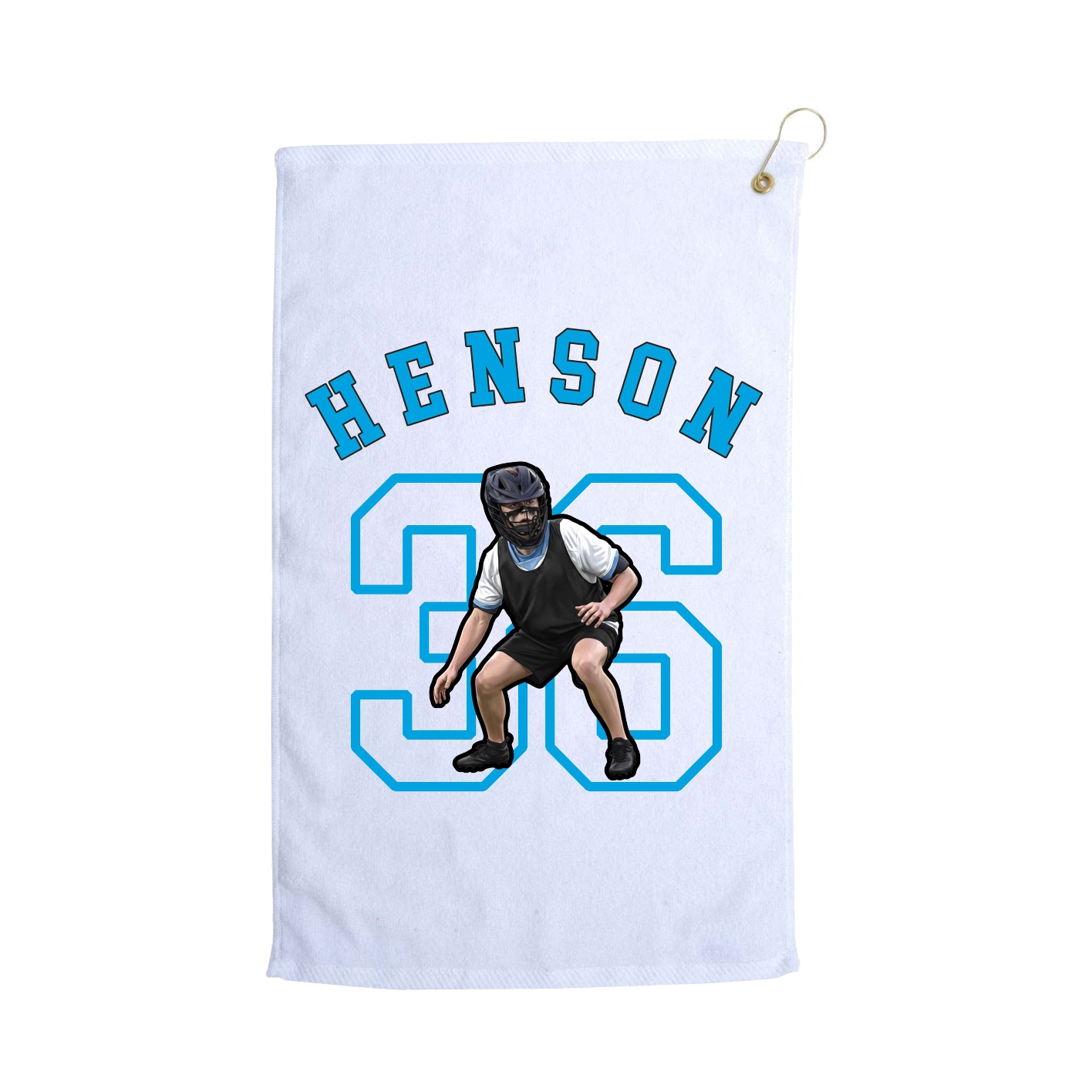 Golf Towel — Shirsey Arch in White
