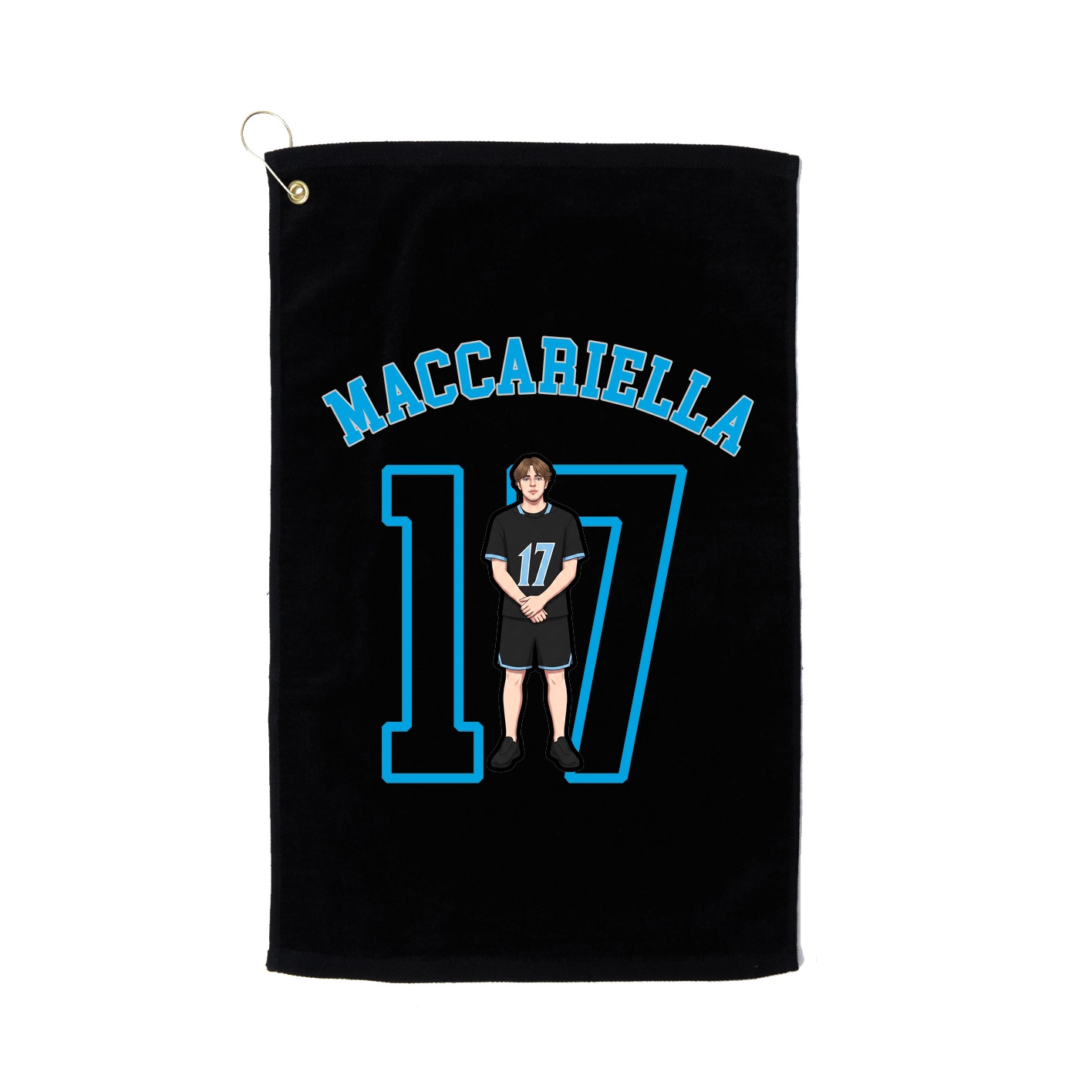 Golf Towel — Shirsey Arch in Black