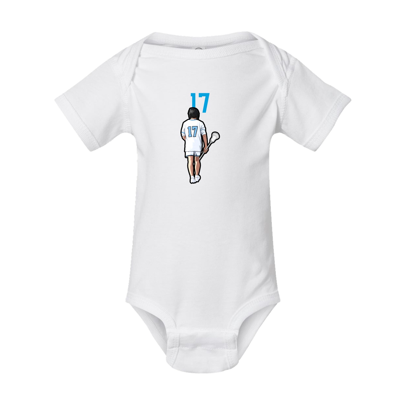 Baby Onesie — Number Top in White