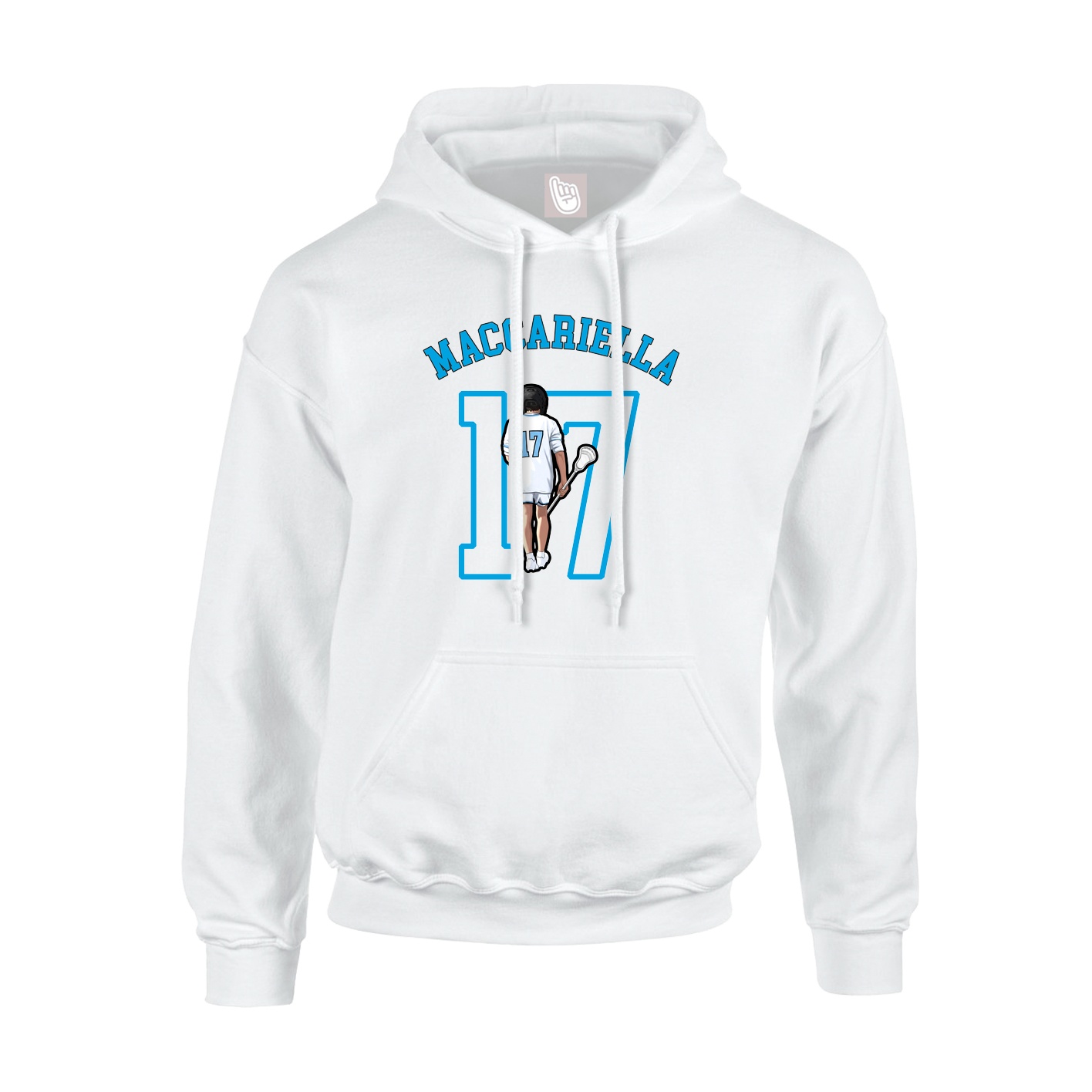 Youth Hoodie — Shirsey Arch in White