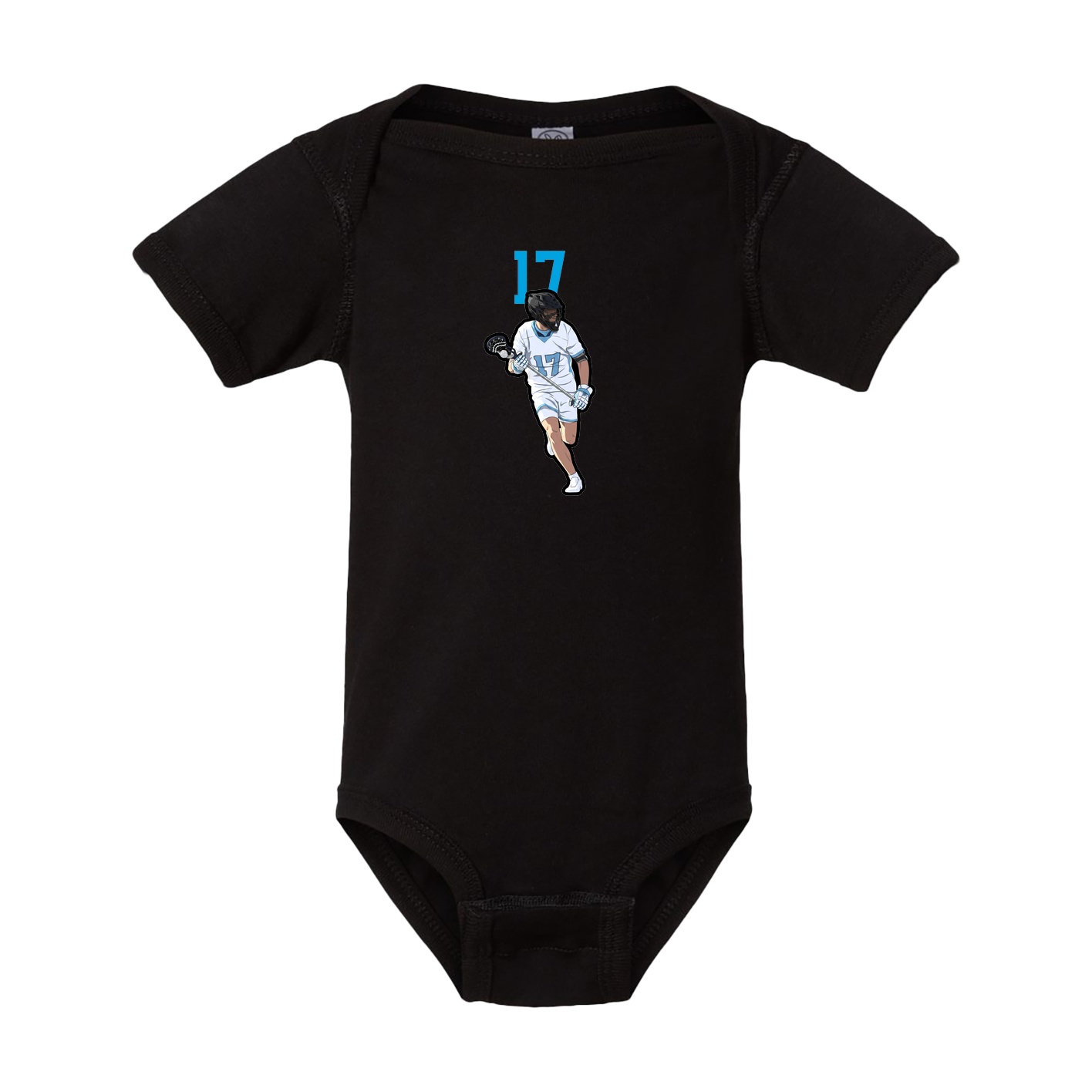 Baby Onesie — Number Top in Black
