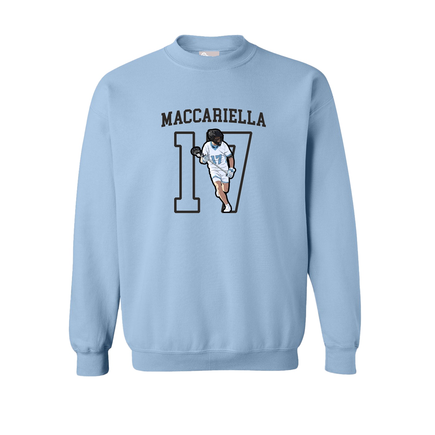 Fleece Crew — Shirsey in Light Blue