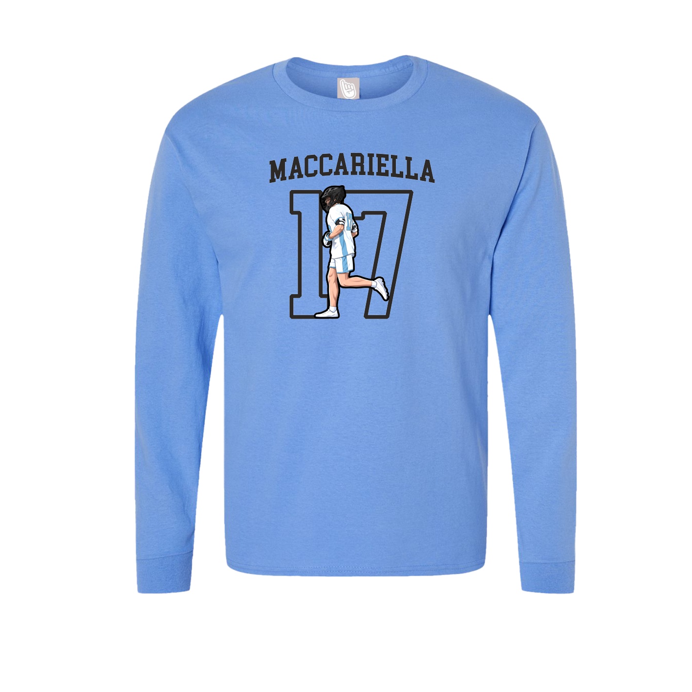 Long Sleeve Tee — Shirsey in Powder Blue