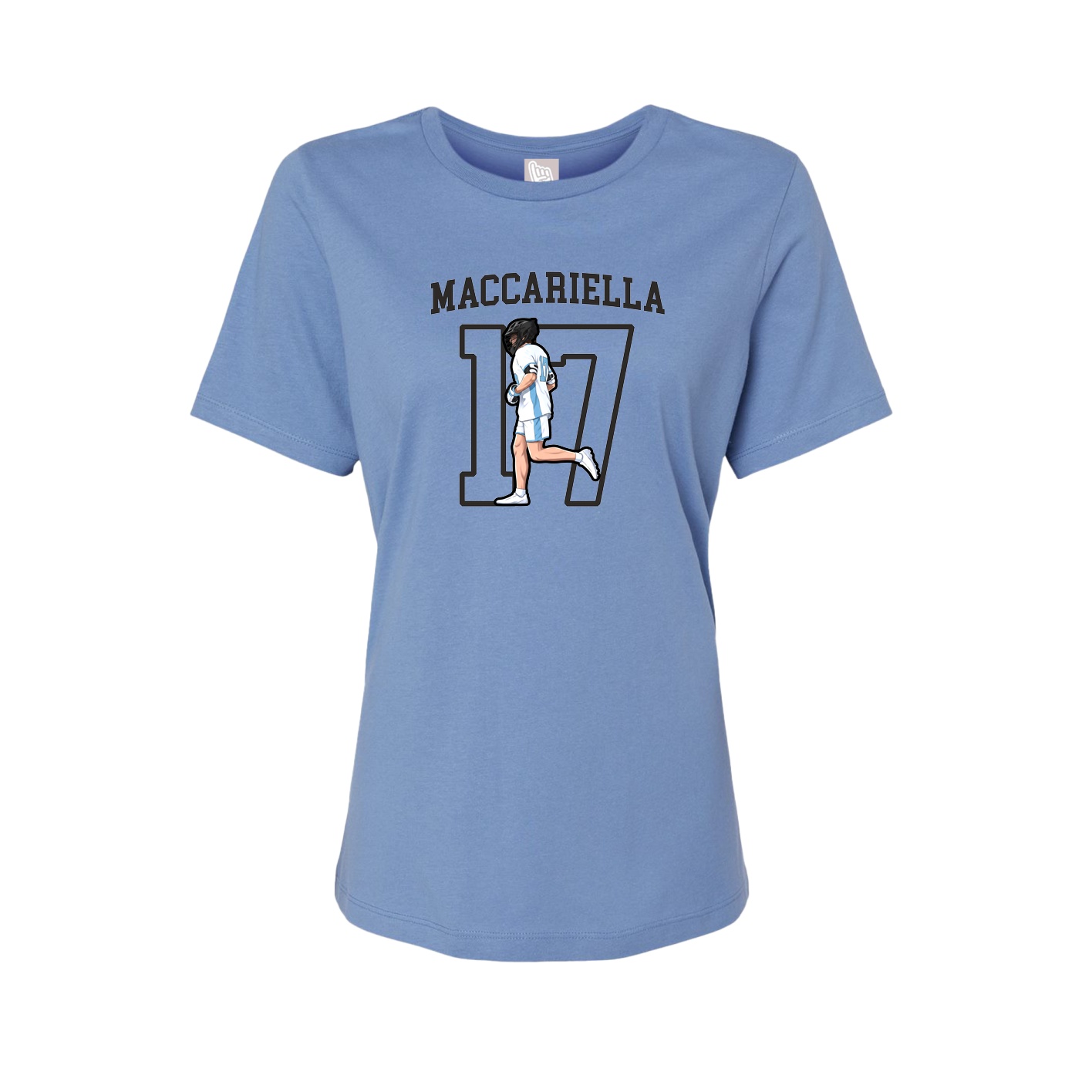 Fitted Women's Tee — Shirsey in Powder Blue
