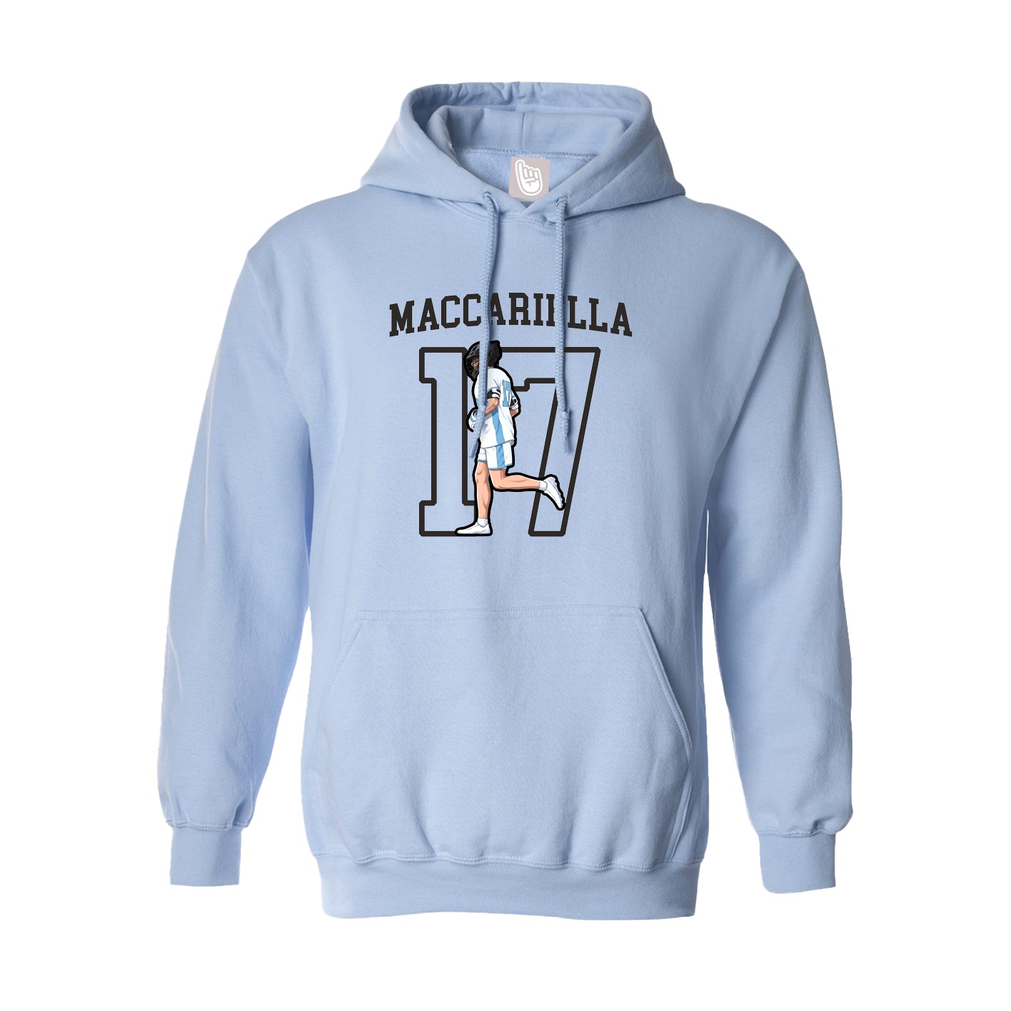 Hoodie — Shirsey in Light Blue