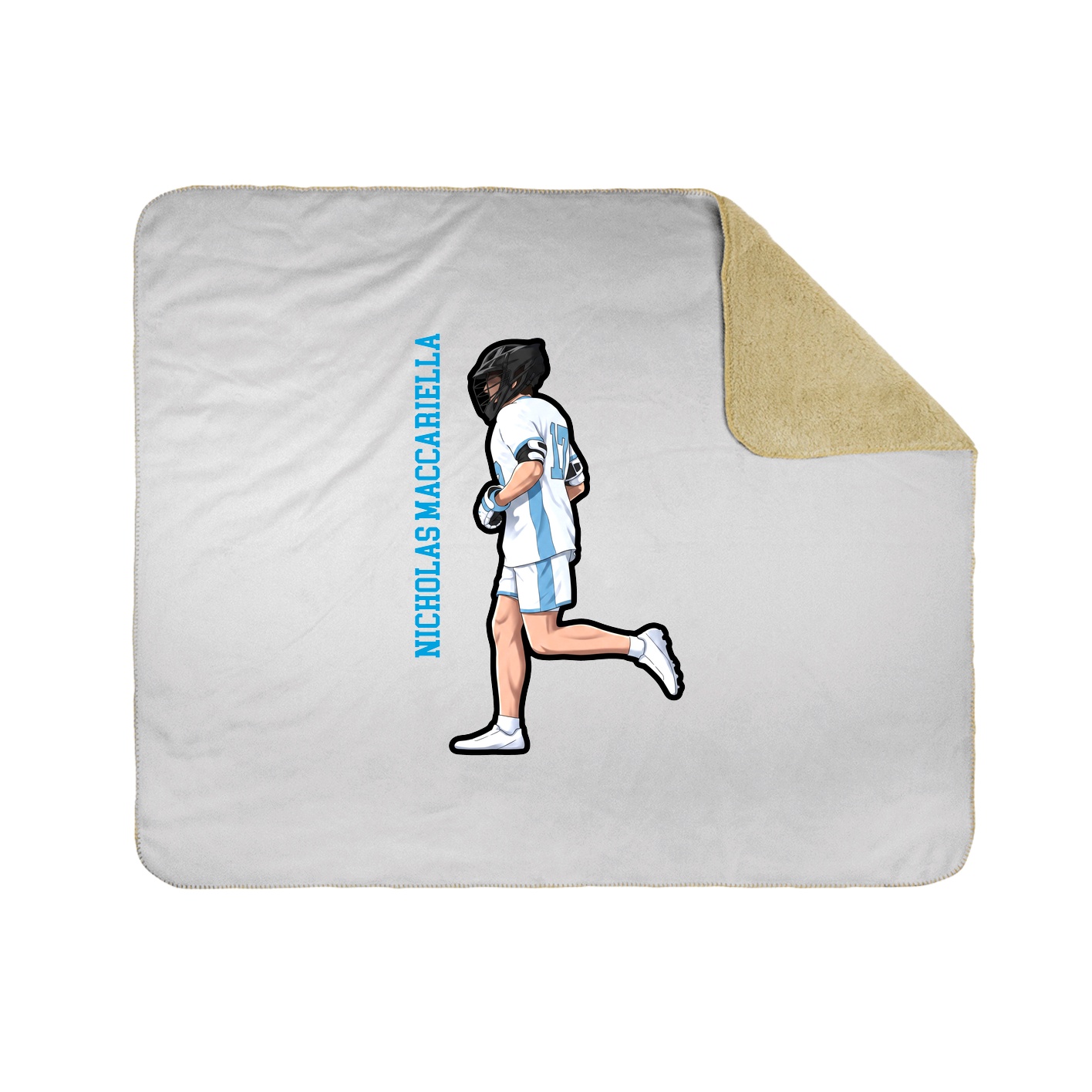 50x60 Sherpa Lined Throw Blanket